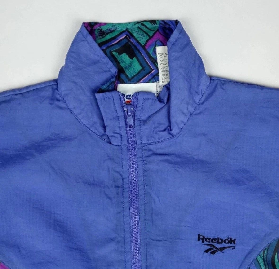 Reebok REEBOK Vintage Windbreaker JacketWomen's Size Small Zip Up Size S / US 4 / IT 40 - 4 Thumbnail