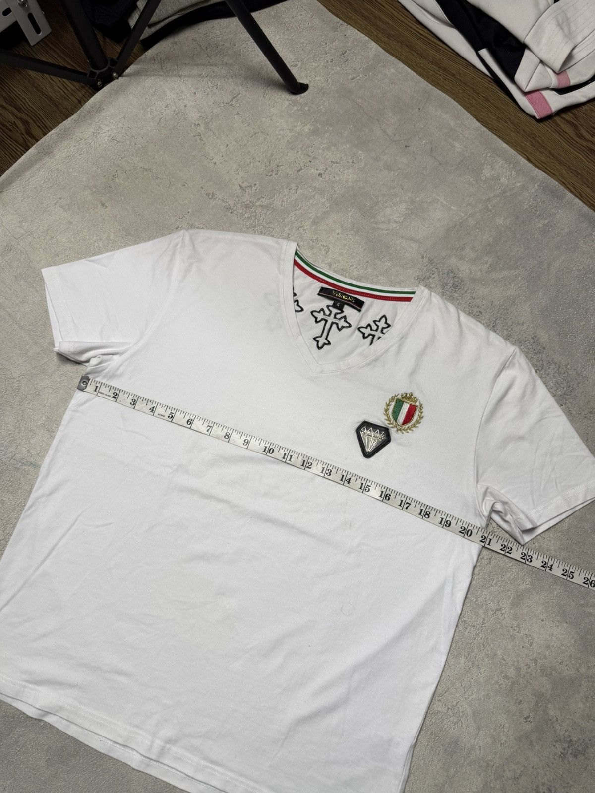 Japanese Brand Visione Japanese Brand Vinex Tshirt Size US L / EU 52-54 / 3 - 11 Thumbnail