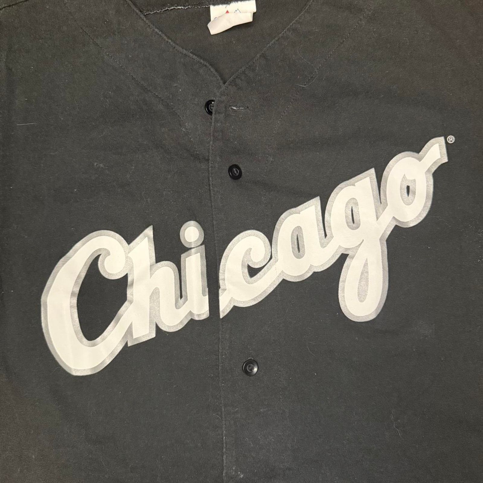 MLB × Majestic × Vintage Vintage Chicago Whitesox MLB Baseball Jersey Size US XL / EU 56 / 4 - 2 Thumbnail