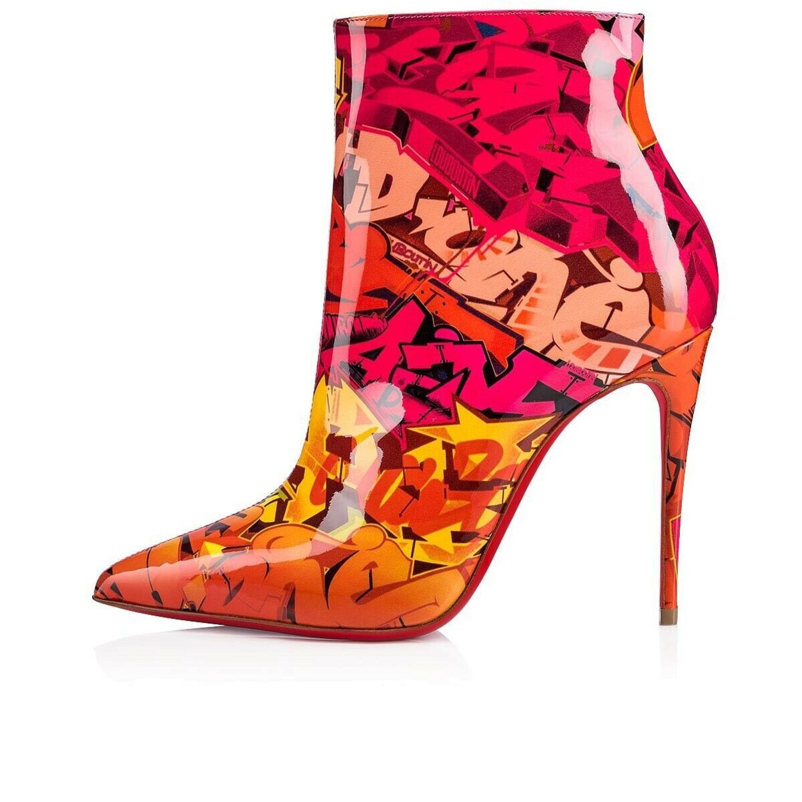 Christian Louboutin Christian Louboutin So Kate Booty 100 Patent Metrograf Heel Size US 6 / IT 36 - 3 Thumbnail