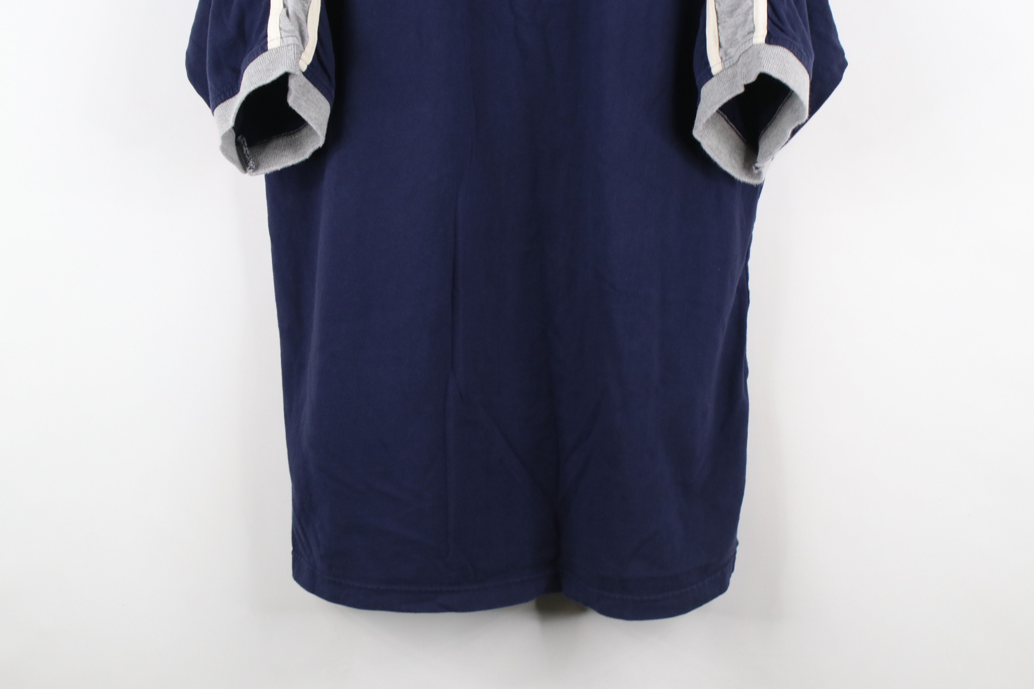 Vintage Vintage 90s Streetwear Block Heavyweight T-Shirt Cotton Size US L / EU 52-54 / 3 - 3 Thumbnail