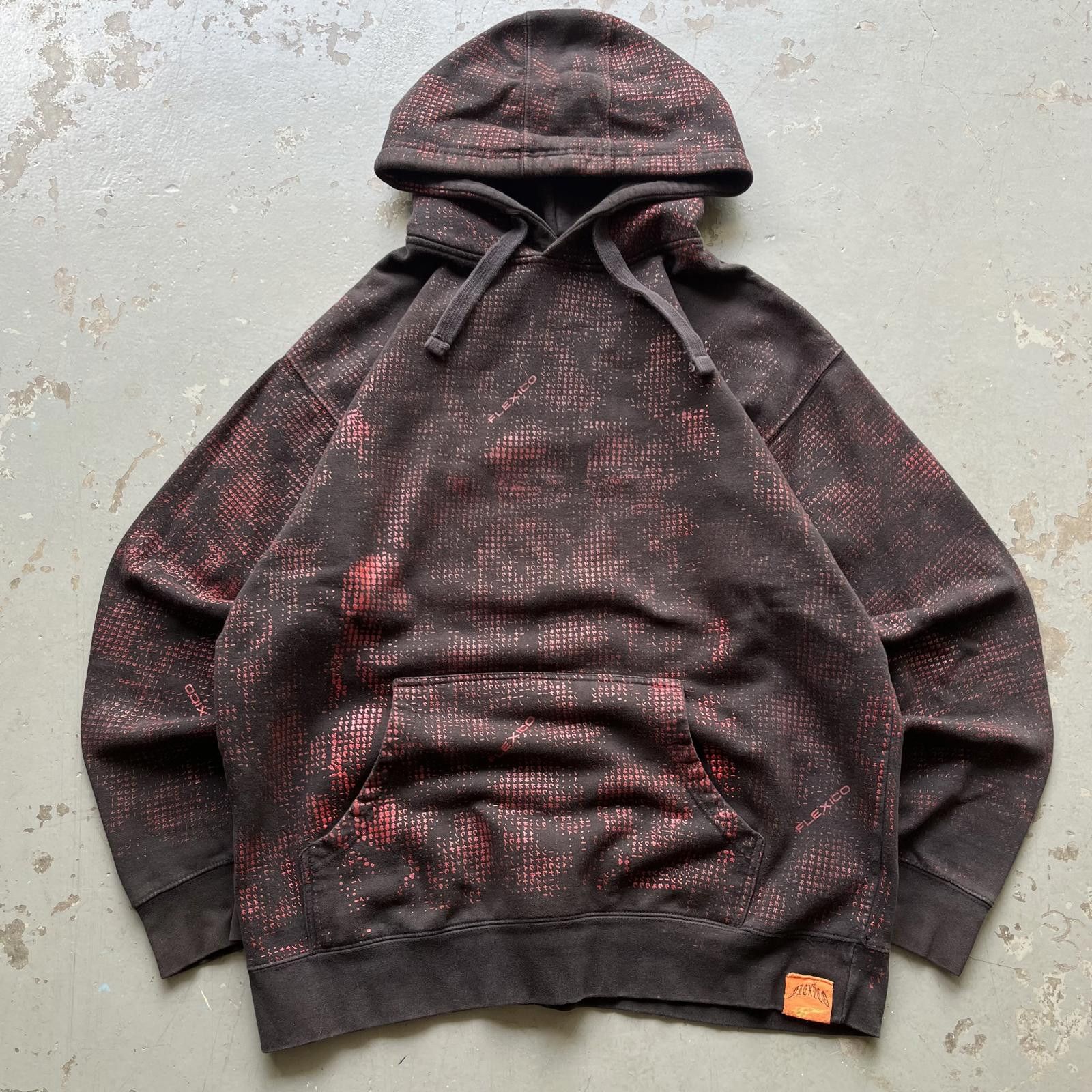 Designer × Vintage Y2K Style Flexico Southpole AOP Skulls Grunge Hoodie Size US XL / EU 56 / 4 - 1 Thumbnail