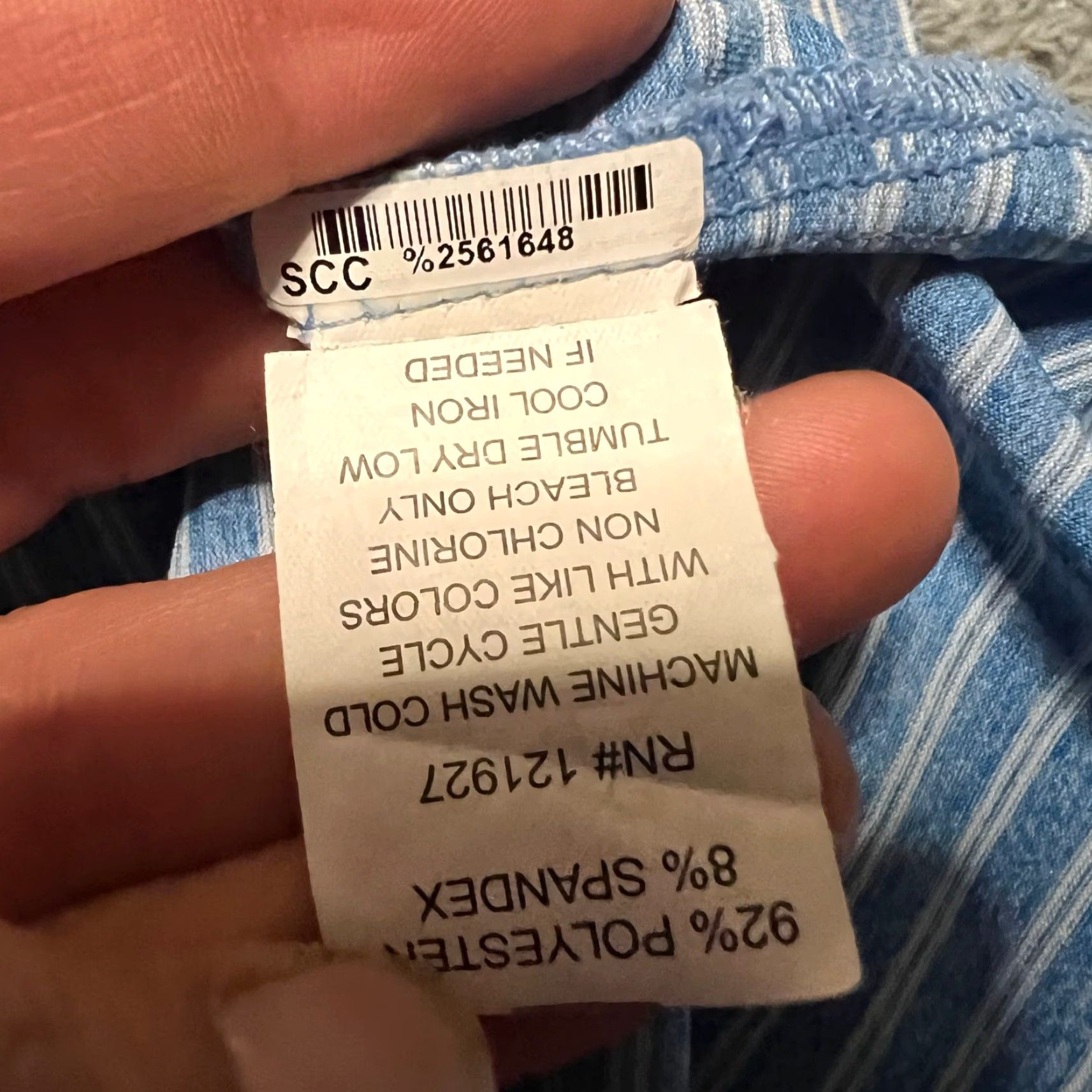 johnnie-O Johnnie O Polo Shirt Mens XL Blue Striped Performance Golf Shirt Size US XL / EU 56 / 4 - 7 Thumbnail