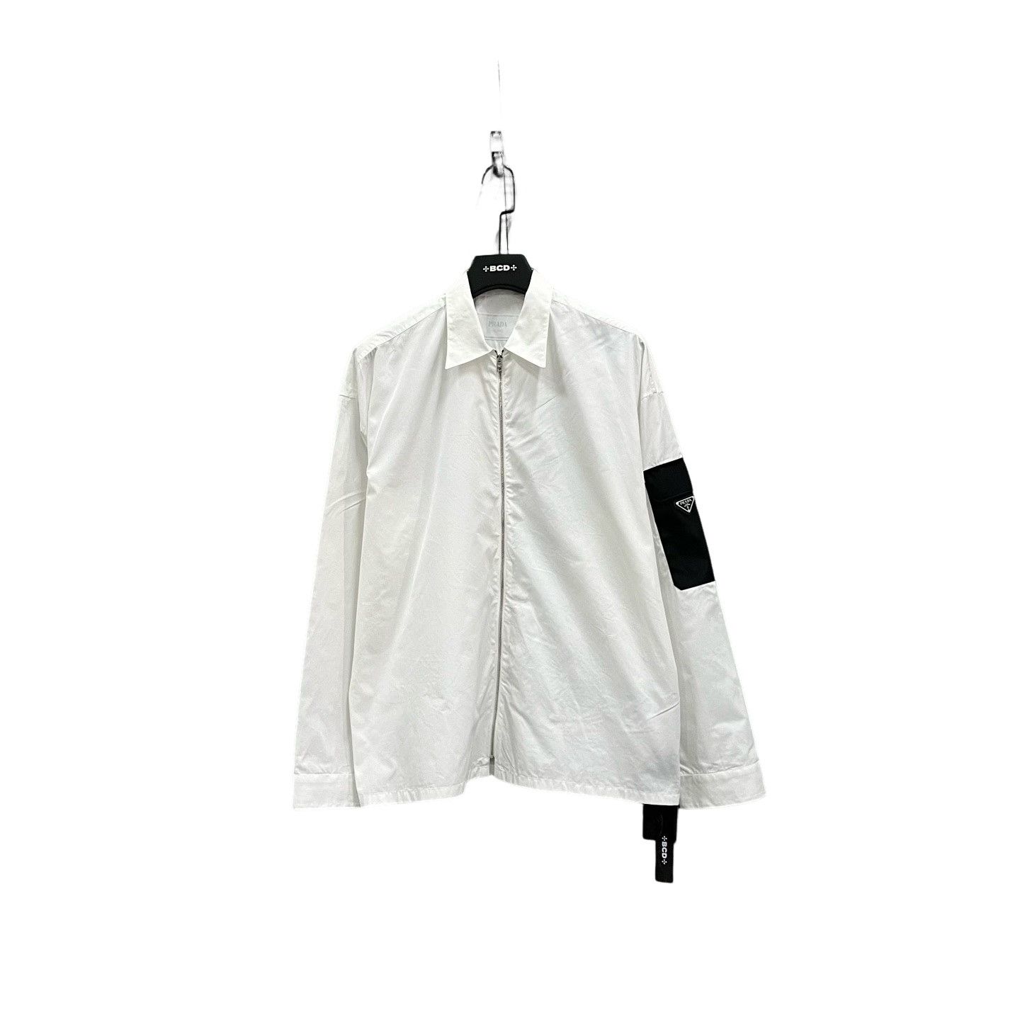 Prada Prada Logo Patch Zip Shirt US M Size US M / EU 48-50 / 2 - 1 Thumbnail