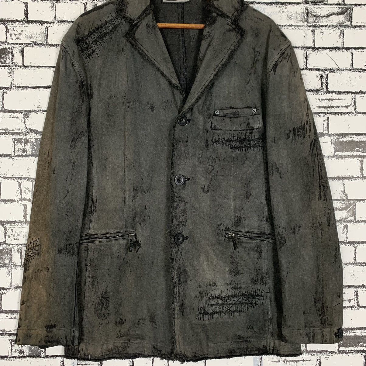 In The Attic In The Attic Trashed Washed Jacket Size US L / EU 52-54 / 3 - 3 Thumbnail