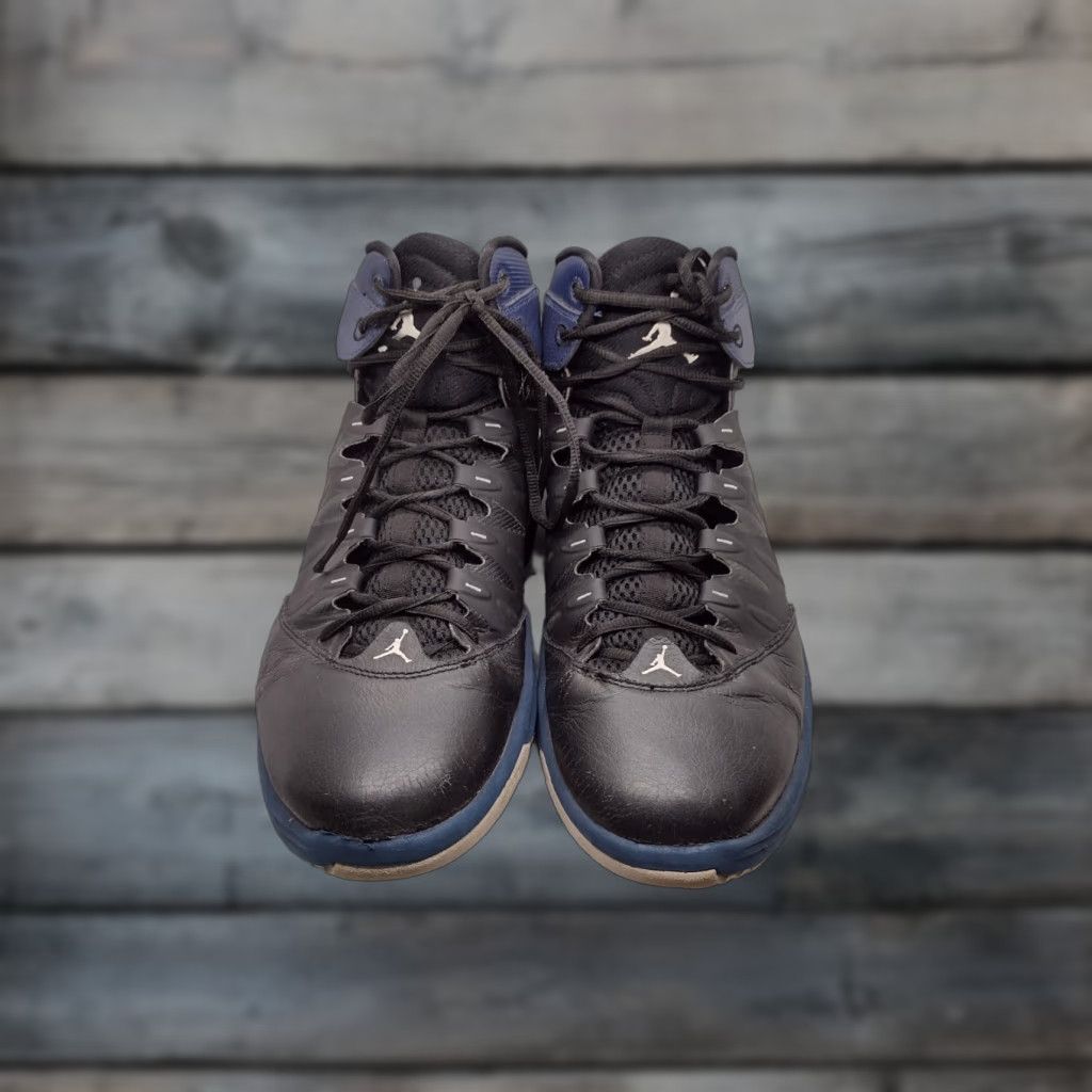 Nike Nike Mens Jordan Prime Fly Basketball Shoes Mid Top Black Blue 13 599582-015 Nike Prime Basketball Shoes Mens size 13 Black Blue Size US L / EU 52-54 / 3 - 1 Thumbnail