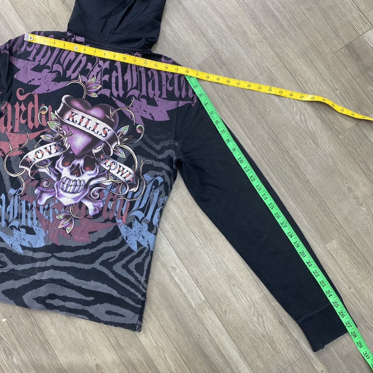 Ed Hardy Vintage Ed Hardy Love Kills Slowly Y2K Zip-Up Hoodie Size US M / EU 48-50 / 2 - 18 Thumbnail