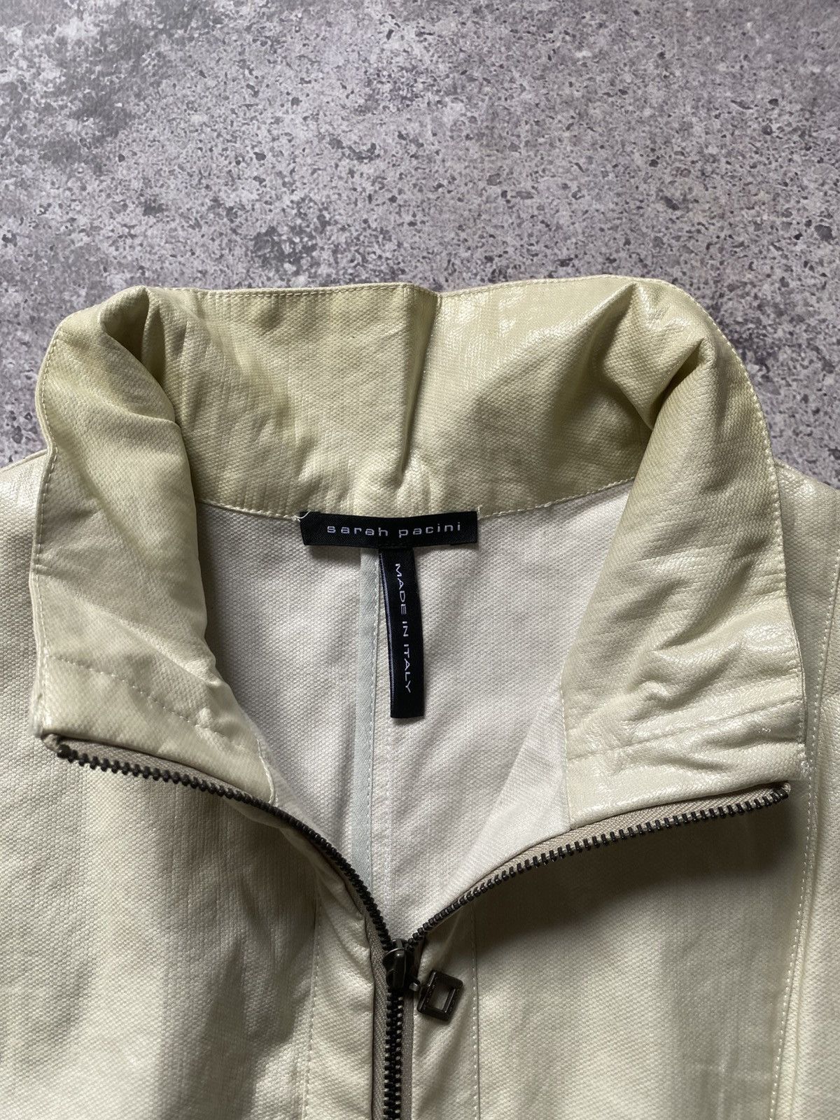 Sarah Pacini Sarah Pacini Trench Coat Dress Zip Avant Garde Y2K Italy Size ONE SIZE - 3 Thumbnail