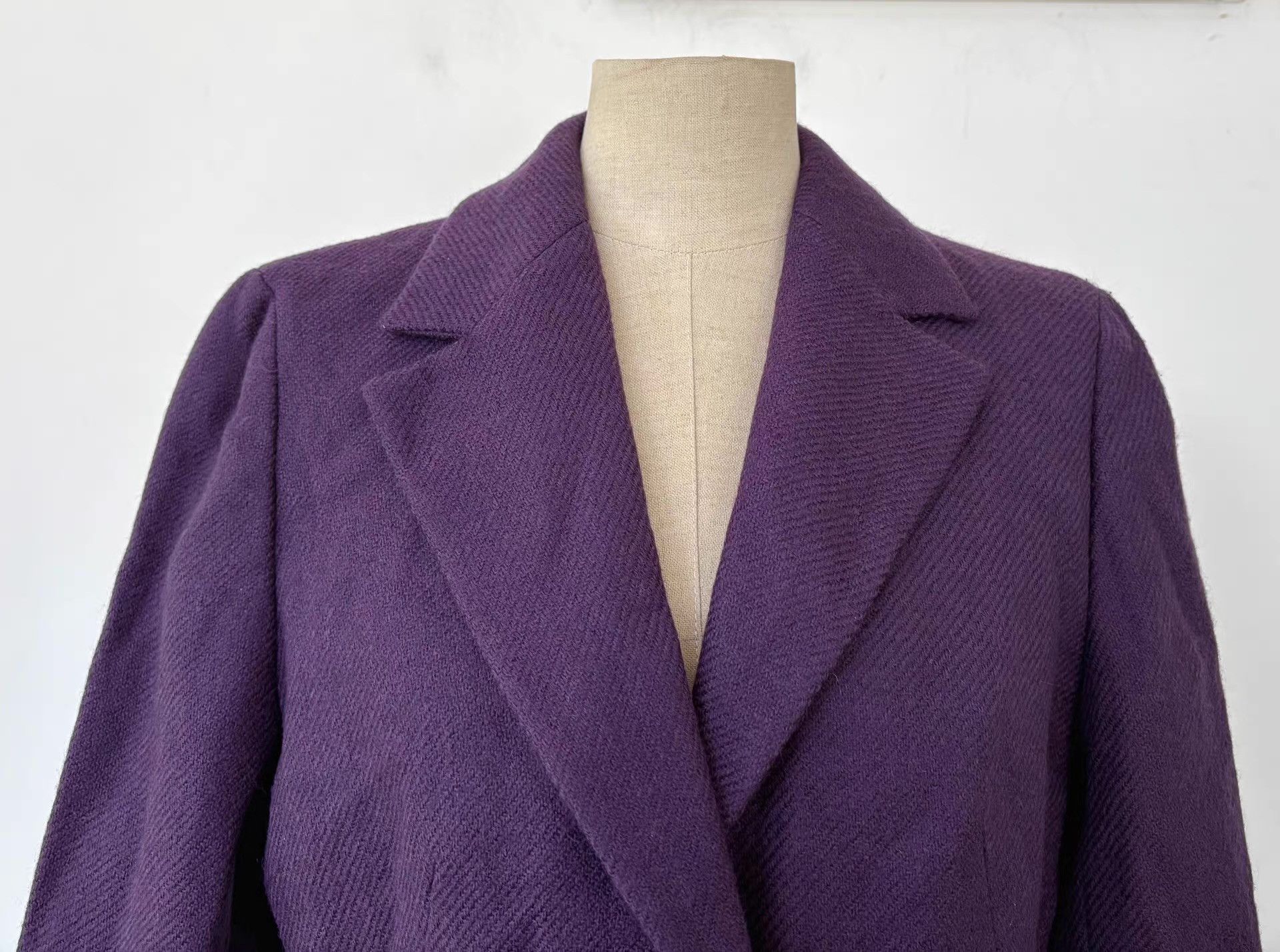 Prada Prada Women's Purple Wool Blazer Ｑ21 Size 50R - 7 Thumbnail