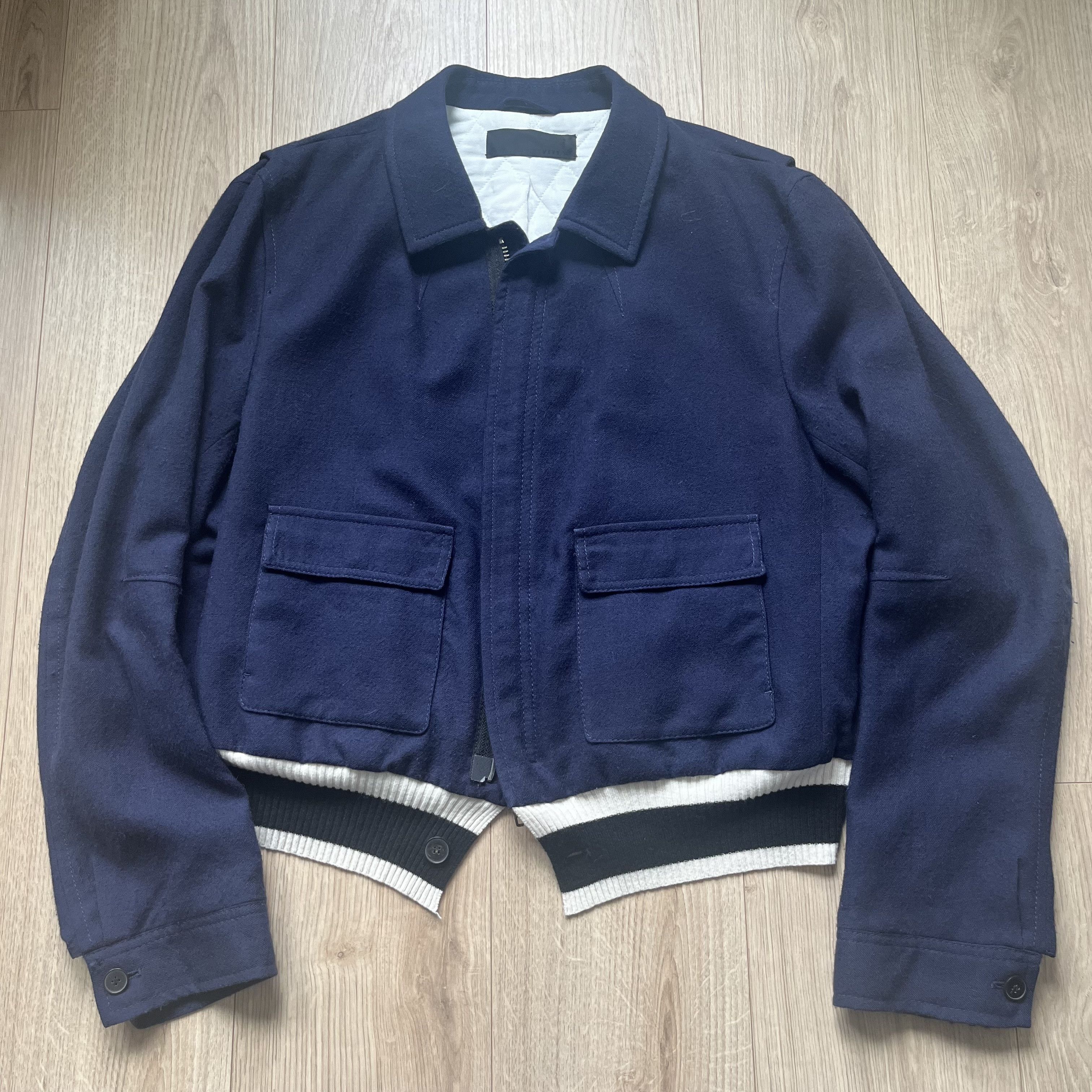 Haider Ackermann FW18 Wool Bomber Jacket Size US L / EU 52-54 / 3 - 1 Thumbnail