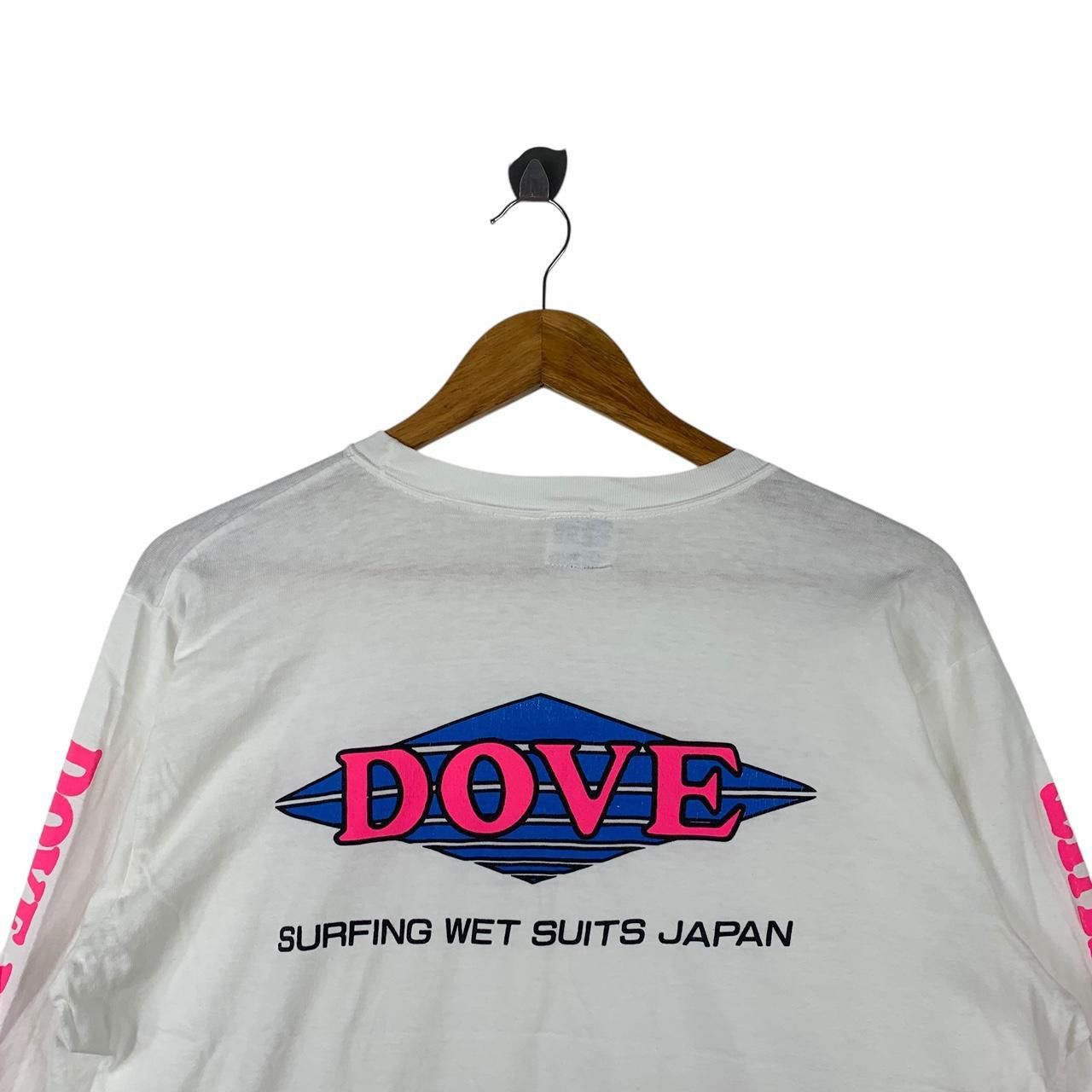 Vintage Vintage DOVE SURFING WETSUIT Japan Edition Tee Shirt Top Size US L / EU 52-54 / 3 - 6 Thumbnail
