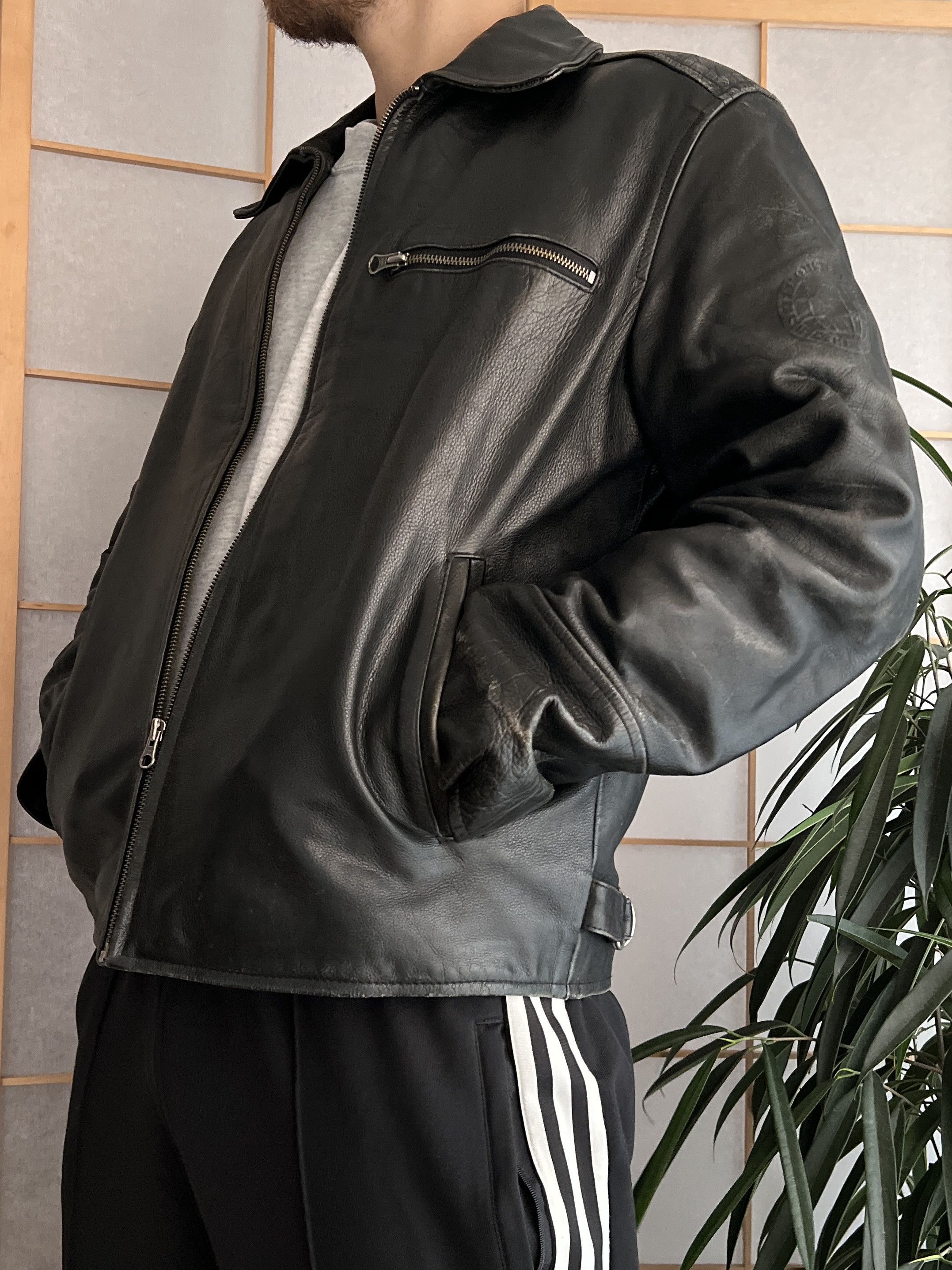 Genuine Leather 14th Addiction Yohji Yamamoto style leather jacket LGB Boxy Size US S / EU 44-46 / 1 - 7 Thumbnail