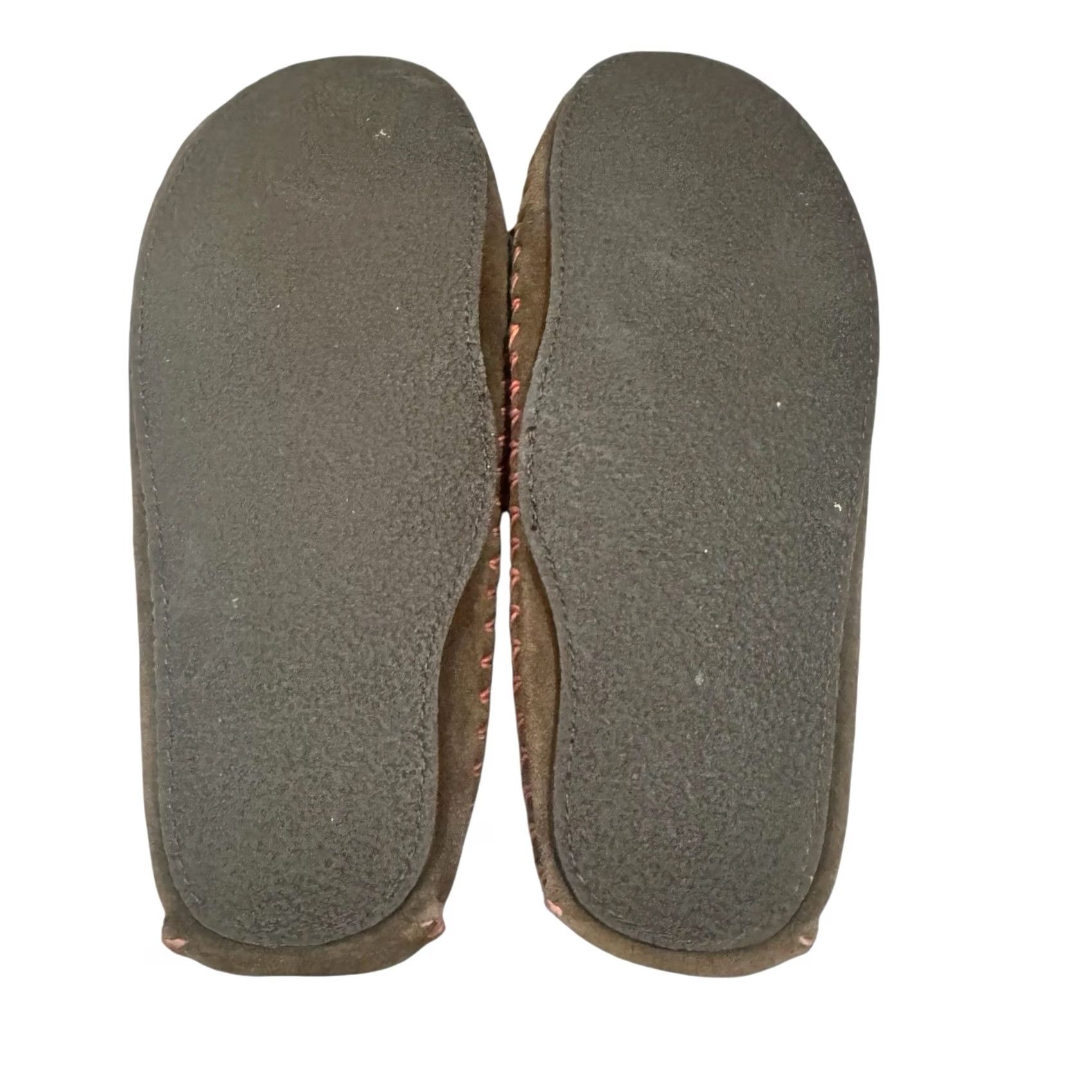 Vintage LL Bean Hearthside Slippers Brown/Pink Suede Moccasin Fleece Slipper Women M Sneaker? Size S / US 4 / IT 40 - 6 Thumbnail