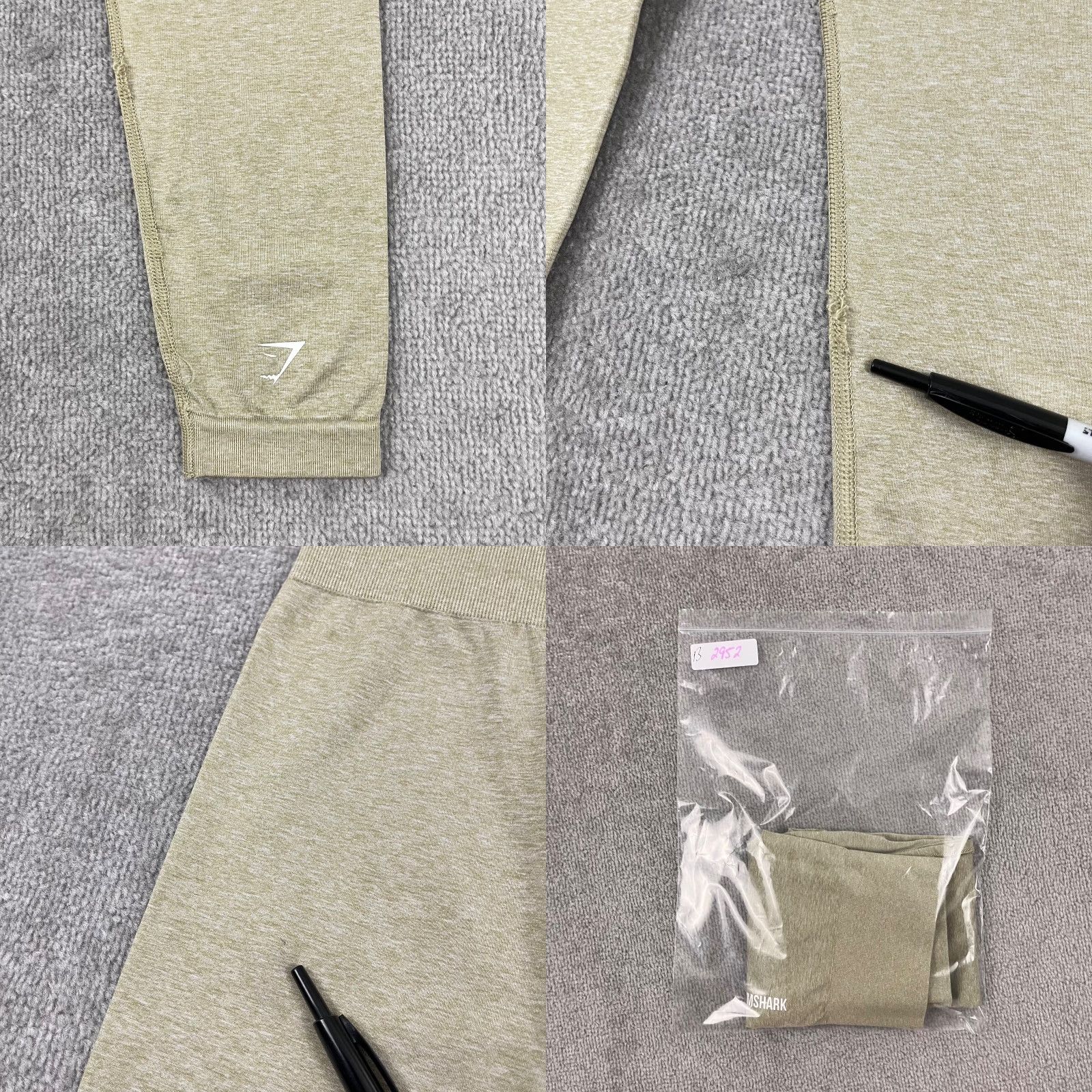 Gymshark Gymshark Leggings Women L Capri Active Yoga Gym Workout Training Size 36" / US 14 / IT 50 - 8 Thumbnail