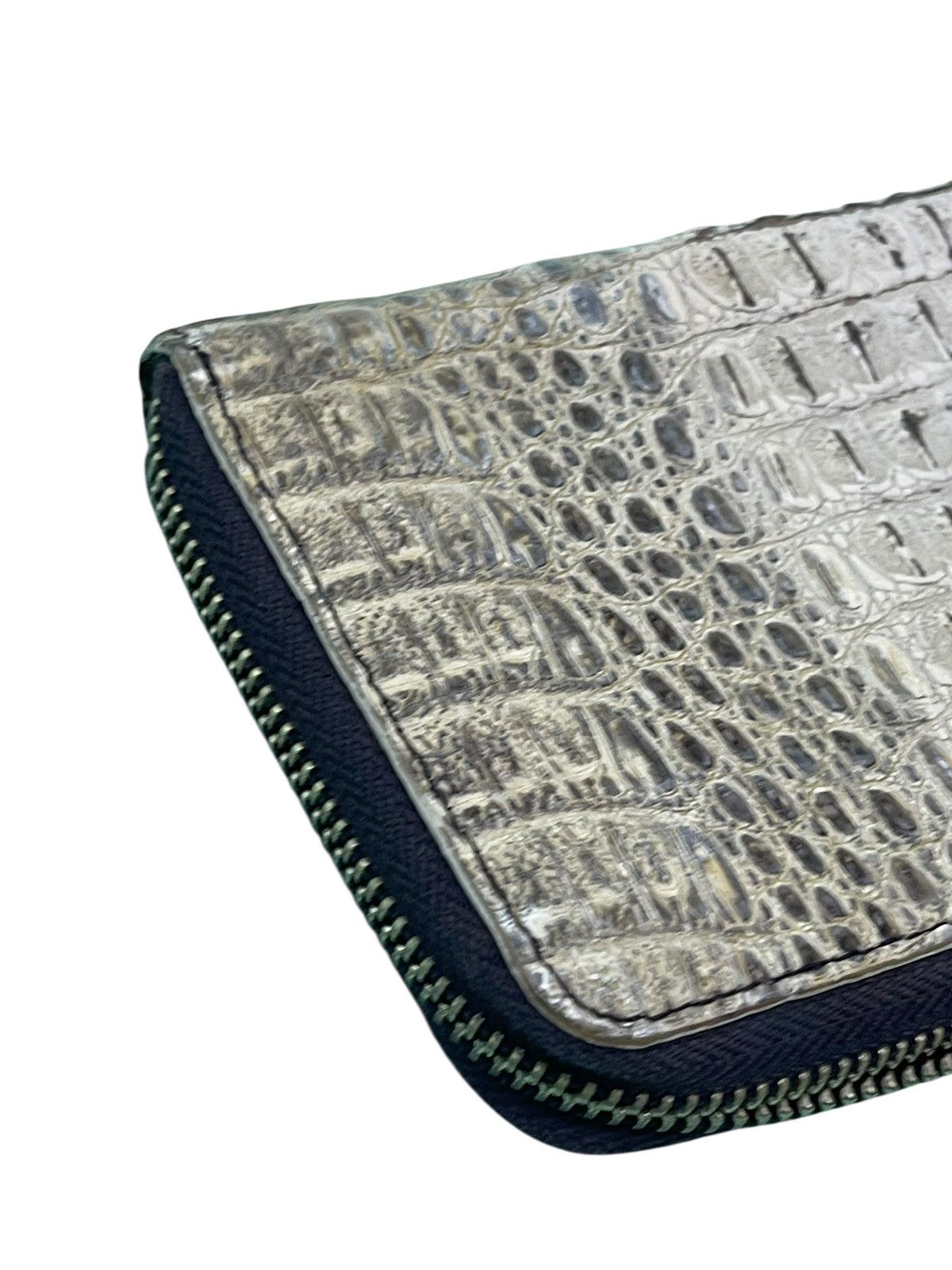 Comme des Garcons × Stussy Crocodile Skin Unknown Wallet Bag prada julius dior ami 1🟩0 Size ONE SIZE - 7 Thumbnail