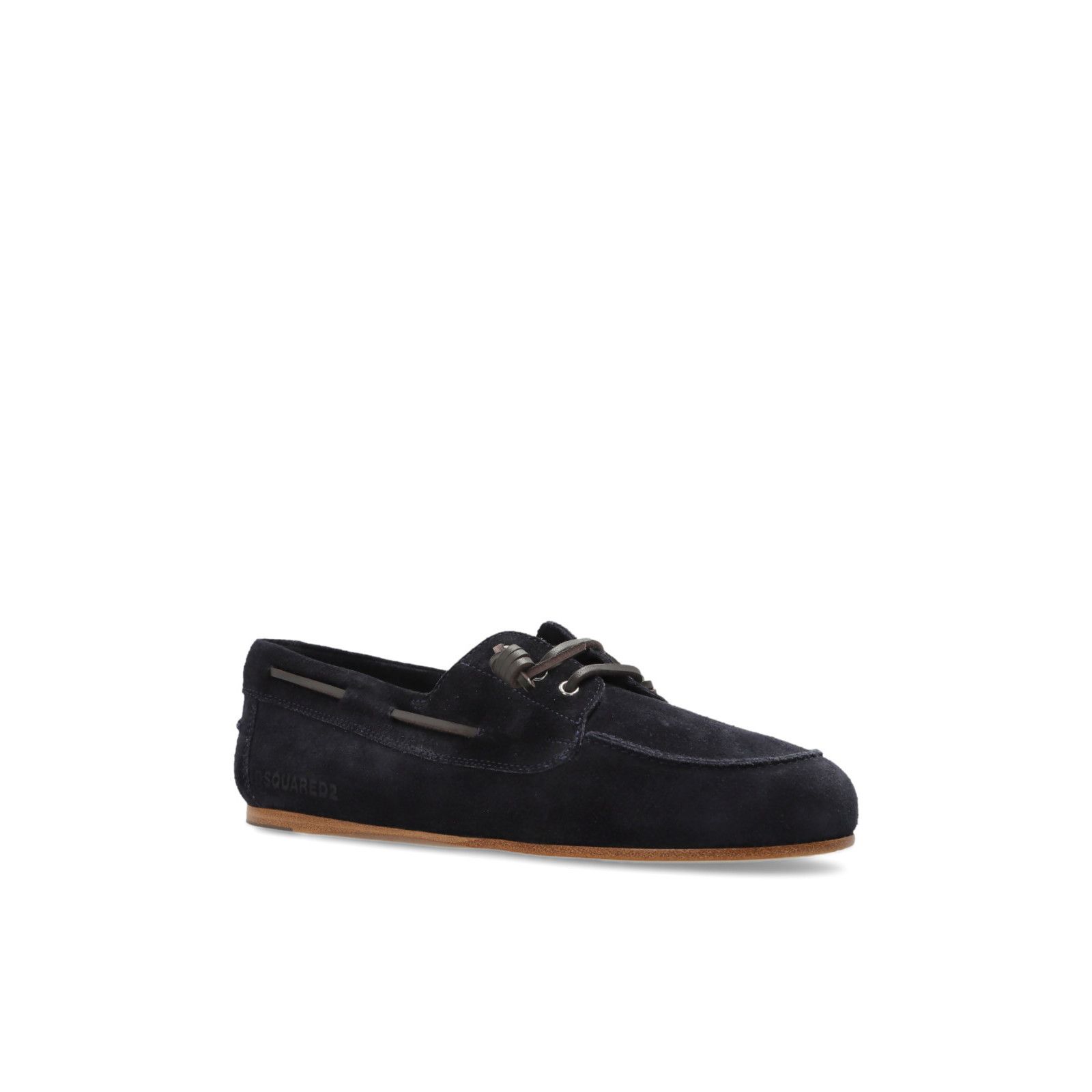 Dsquared2 DSQUARED2 College Navy Blue Suede Loafers New & Authentic (W Size US 5 / IT 35 - 2 Thumbnail