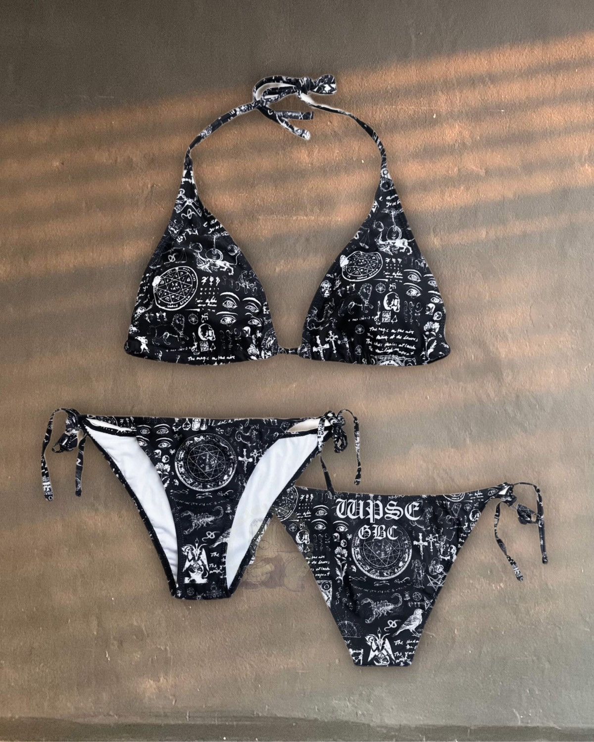 GOTHBOICLIQUE Wicca Phase COPES Eternal Summer Bikini swim suit GBC goth Size L / US 10 / IT 46 - 1 Thumbnail