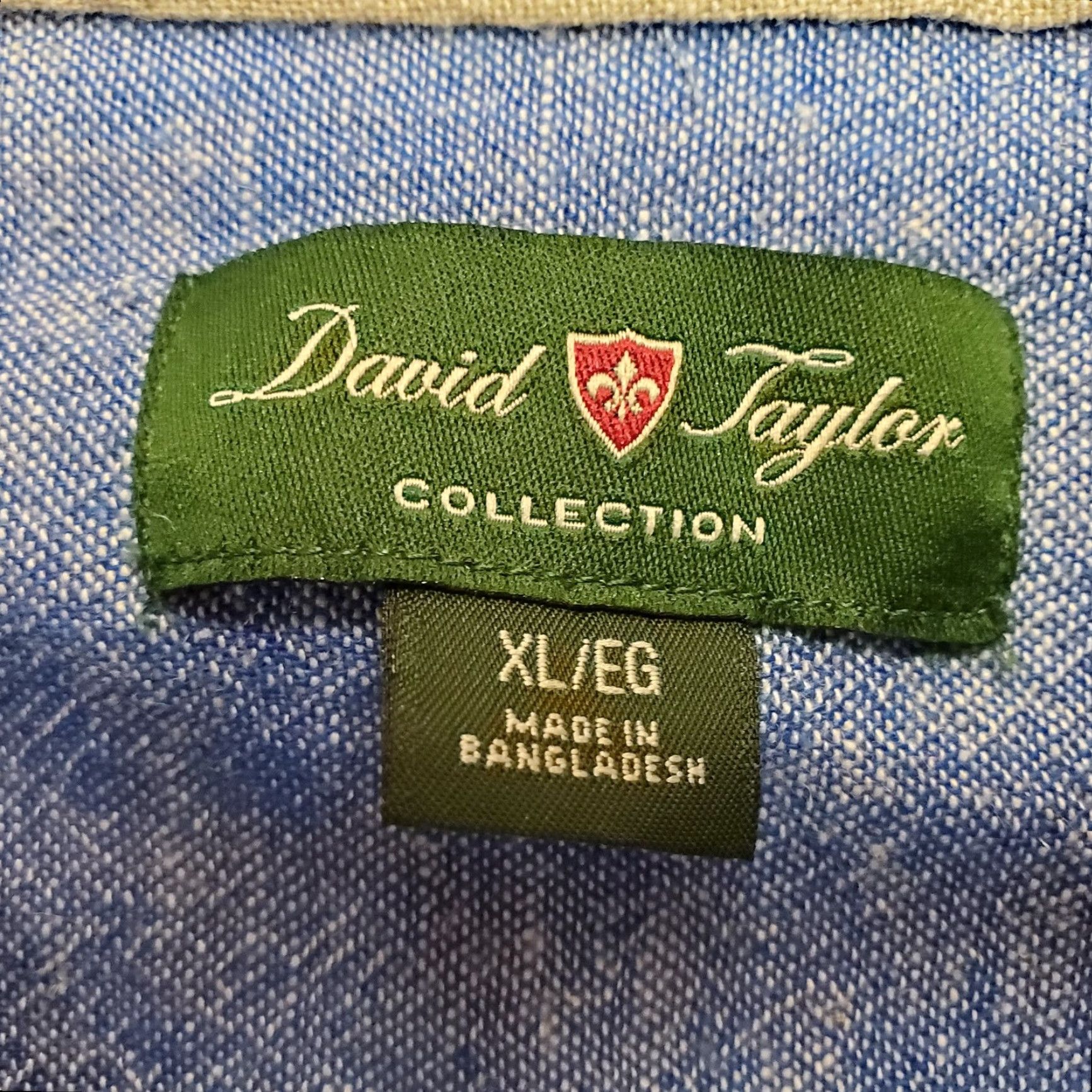 Vintage VINTAGE David Taylor Shirt Men XL Blue Linen Rayon Blend Short Sleeve Button Up Size US XL / EU 56 / 4 - 4 Thumbnail
