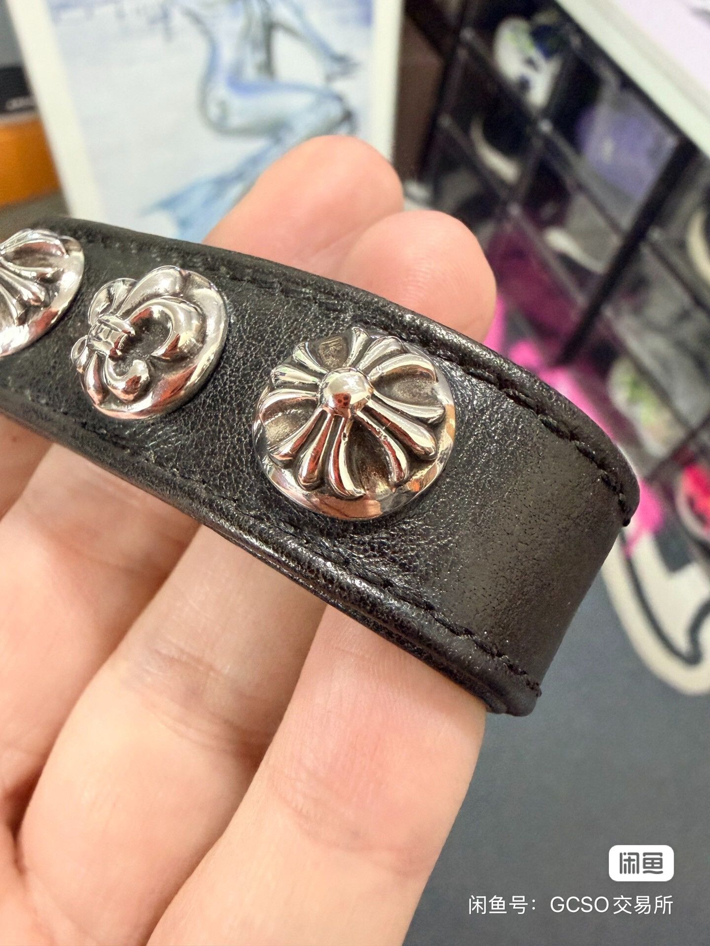 Chrome Hearts Chrome Hearts Leather Heart Vine Bracelet. Size ONE SIZE - 2 Thumbnail