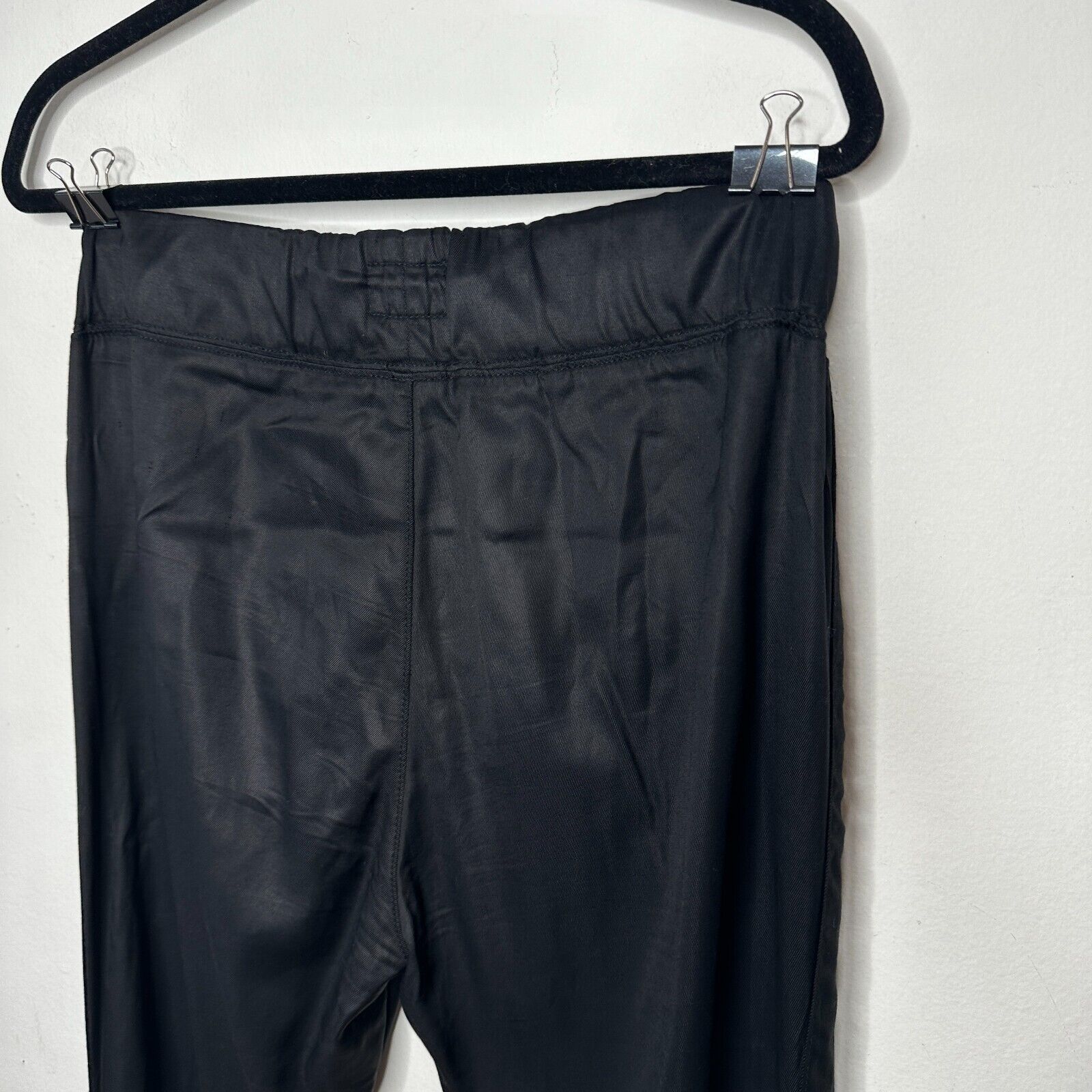 Hudson Revolve Hudson Katie Crop Black Jogger Zip Pocket Pants 26 Size 26" / US 2 / IT 38 - 6 Thumbnail