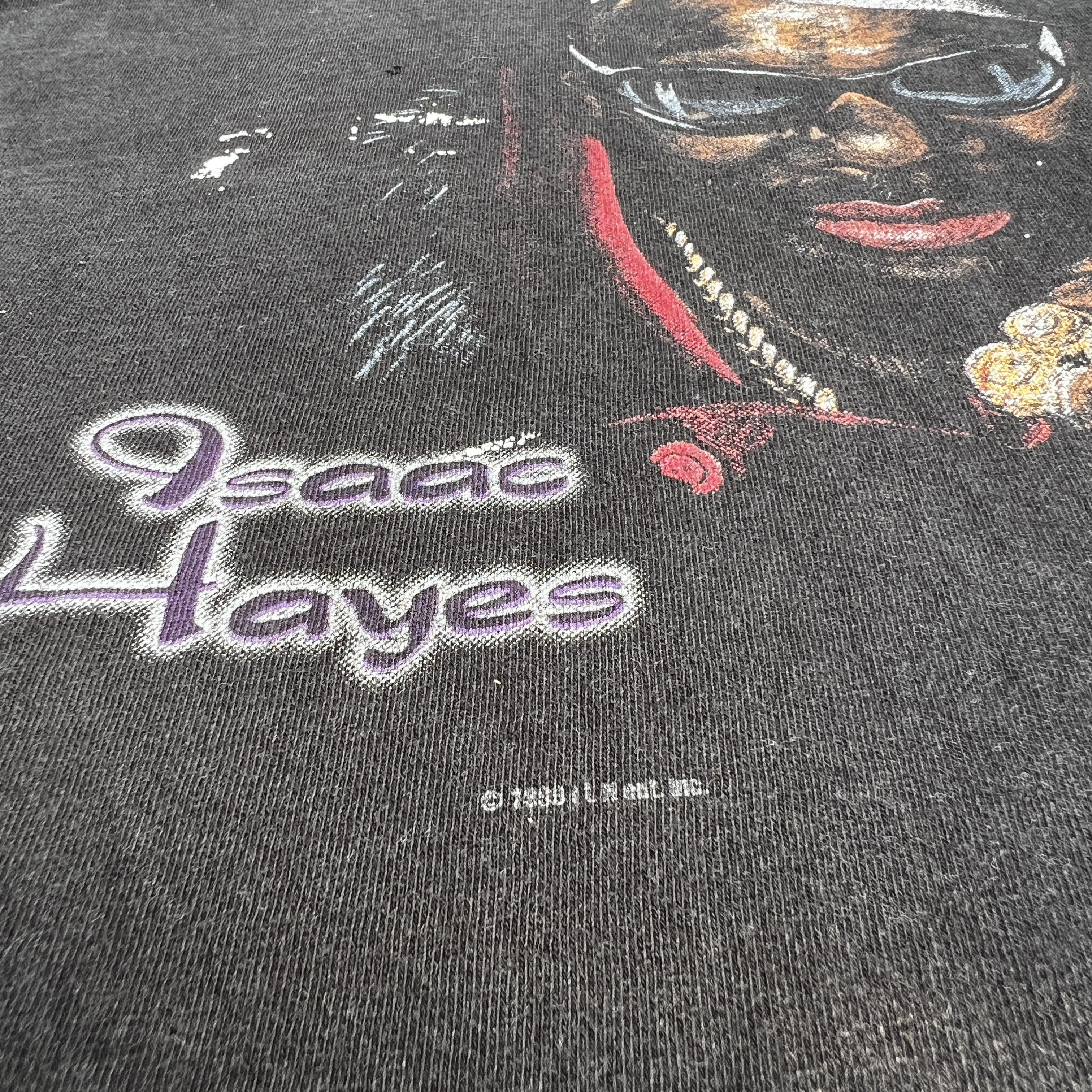 Rap Tees × Vintage Vintage 90s Isaac Hayes Tee 2XL Distressed Faded Thrashed Size US XXL / EU 58 / 5 - 6 Thumbnail