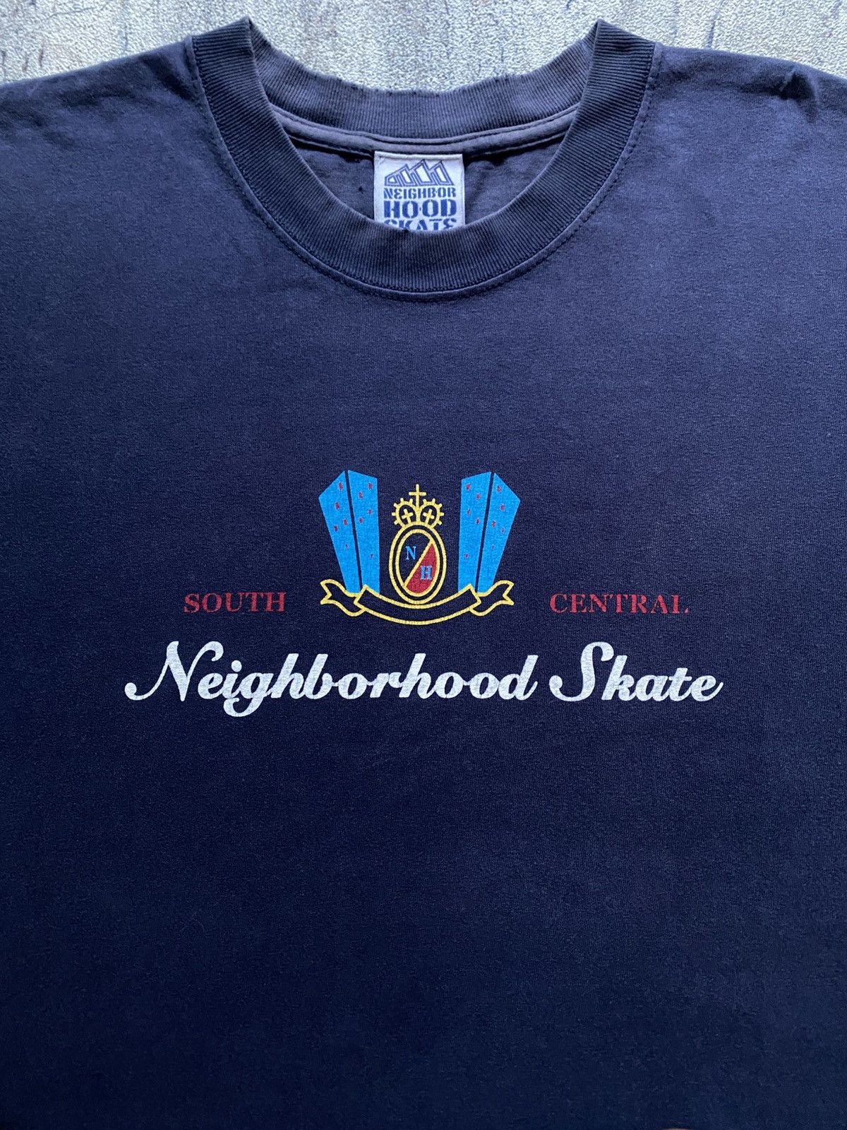 Neighbors Skate Shop 1990s Neighborhood Skate T-shirt. Powell, Fuct, Stussy Size US XL / EU 56 / 4 - 1 Thumbnail