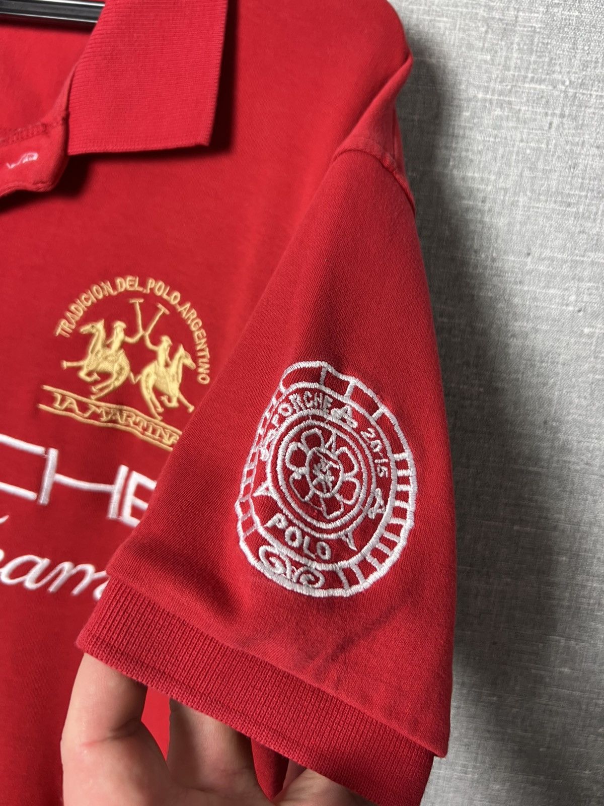La Martina VINTAGE LA MARTINA PORSCHE POLO TEAM SHIRT CHIEF KEEF STYLE Size US XL / EU 56 / 4 - 8 Thumbnail