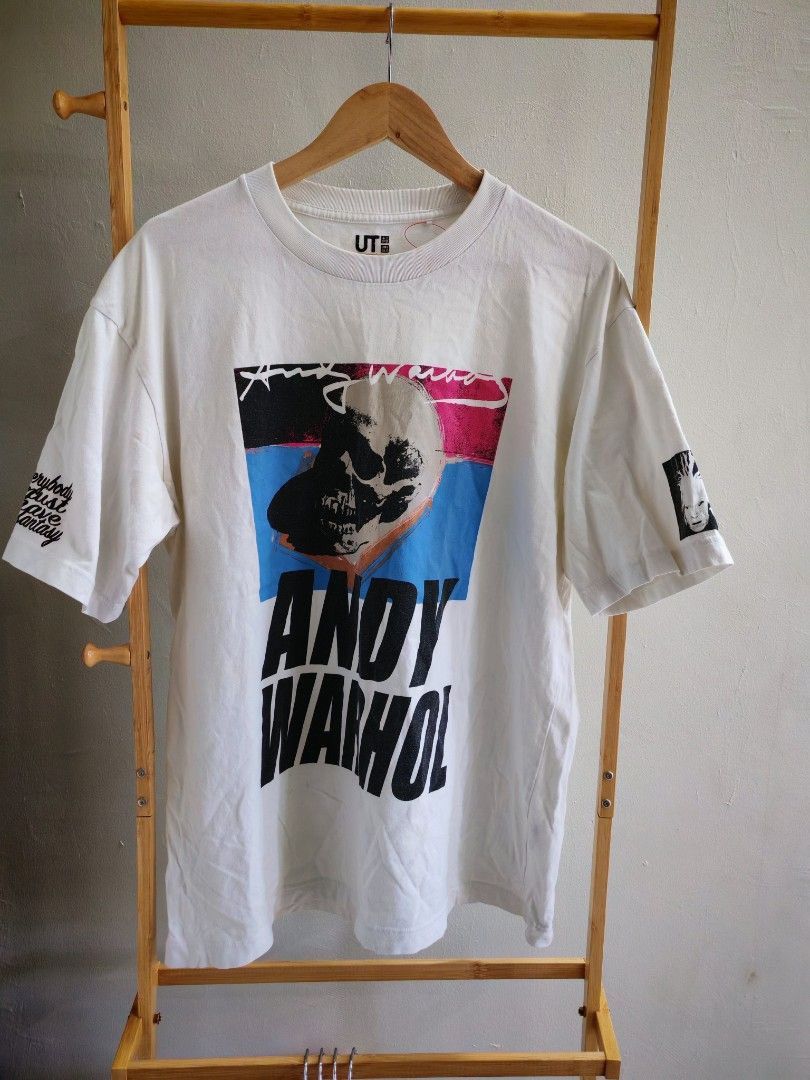 Andy Warhol × Japanese Brand × Uniqlo Uniqlo Andy warhol skull pop art shirt Size US L / EU 52-54 / 3 - 1 Thumbnail