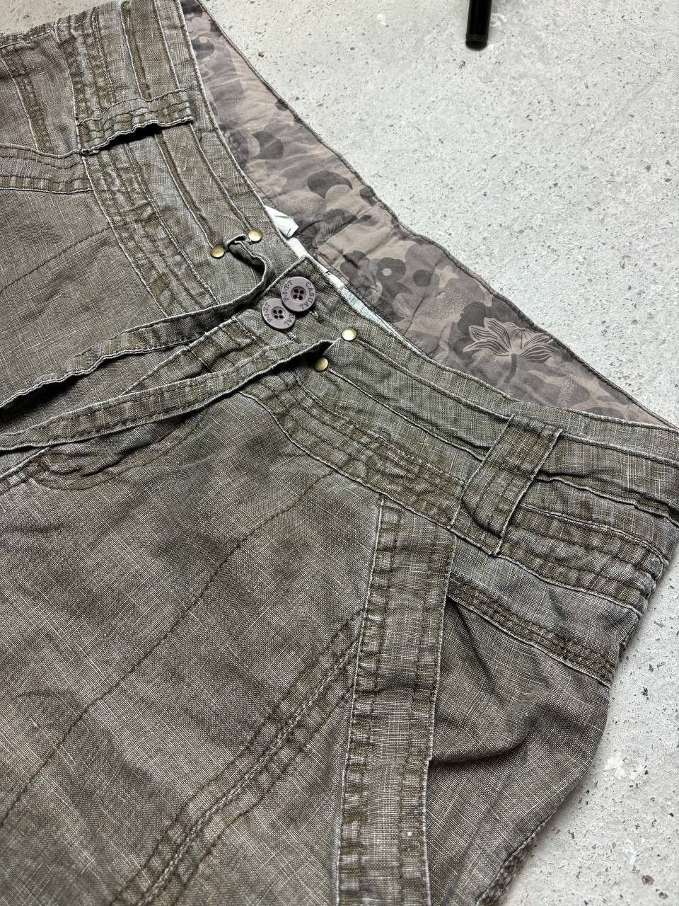 Japanese Brand × Vintage Vintage Y2K Etam Japanese Military Style Baggy Cargo Shorts Size US 40 / EU 56 - 2 Thumbnail