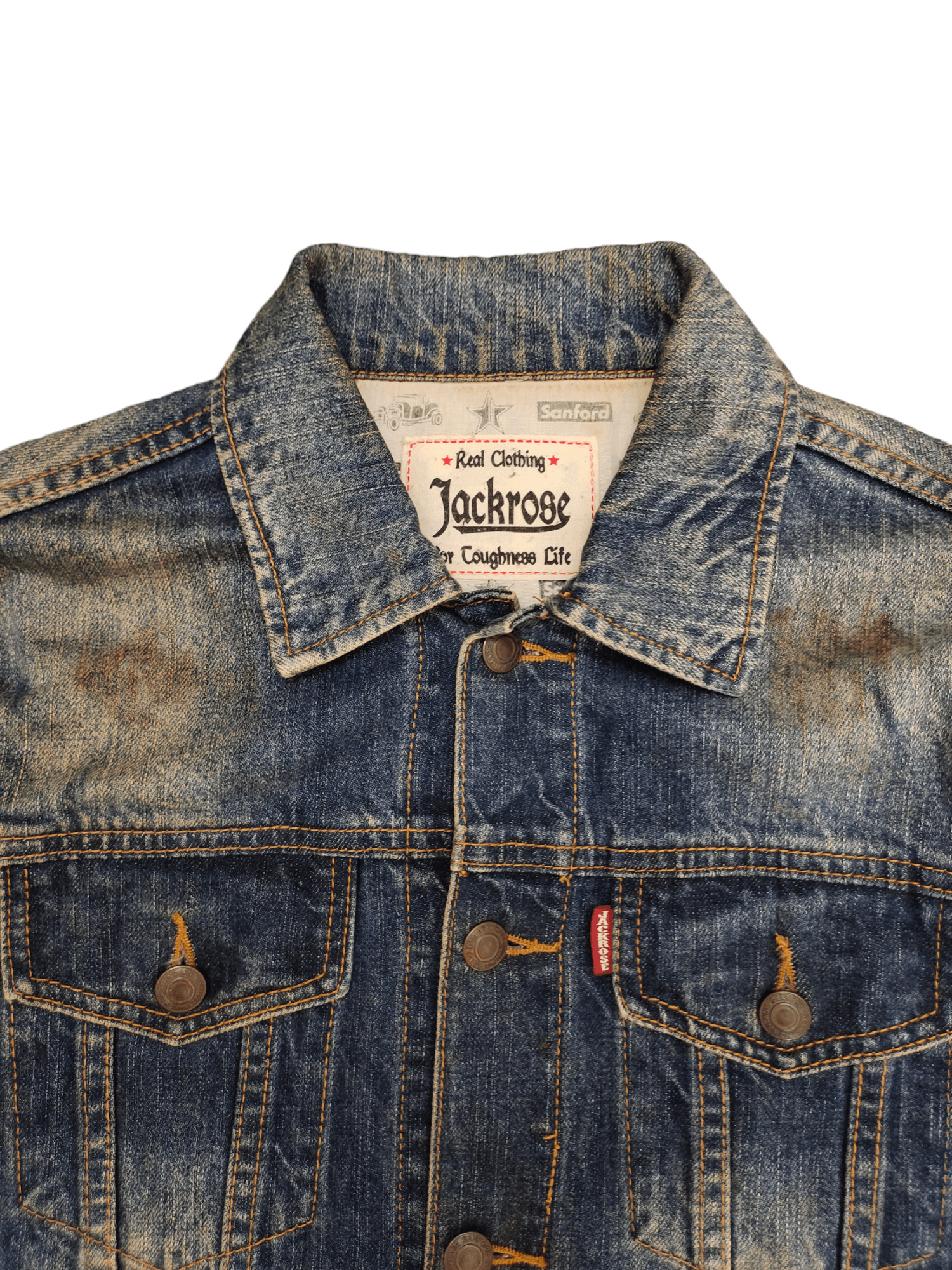 If Six Was Nine Japanese Brand Jackrose Type Three Trucker Denim Jackets Size US S / EU 44-46 / 1 - 3 Thumbnail