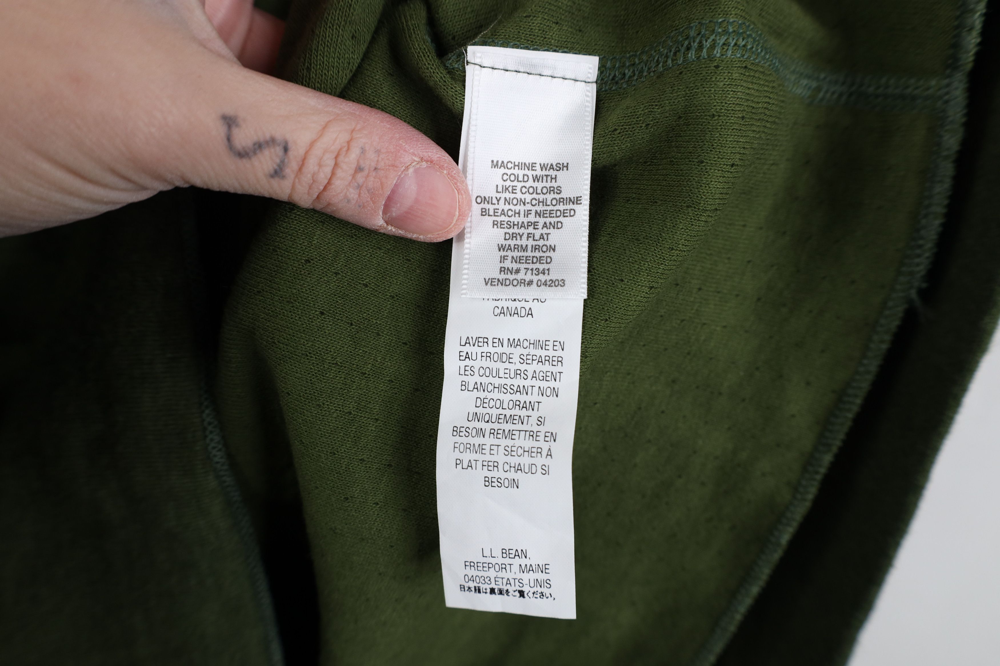 L.L. Bean Vintage LL Bean Wool Blend Rivers Driver Long Sleeve T-Shirt Size US S / EU 44-46 / 1 - 8 Thumbnail