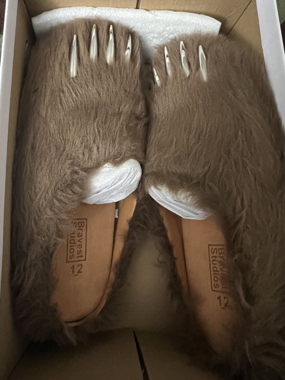 Marni Black Fur Mule Slides