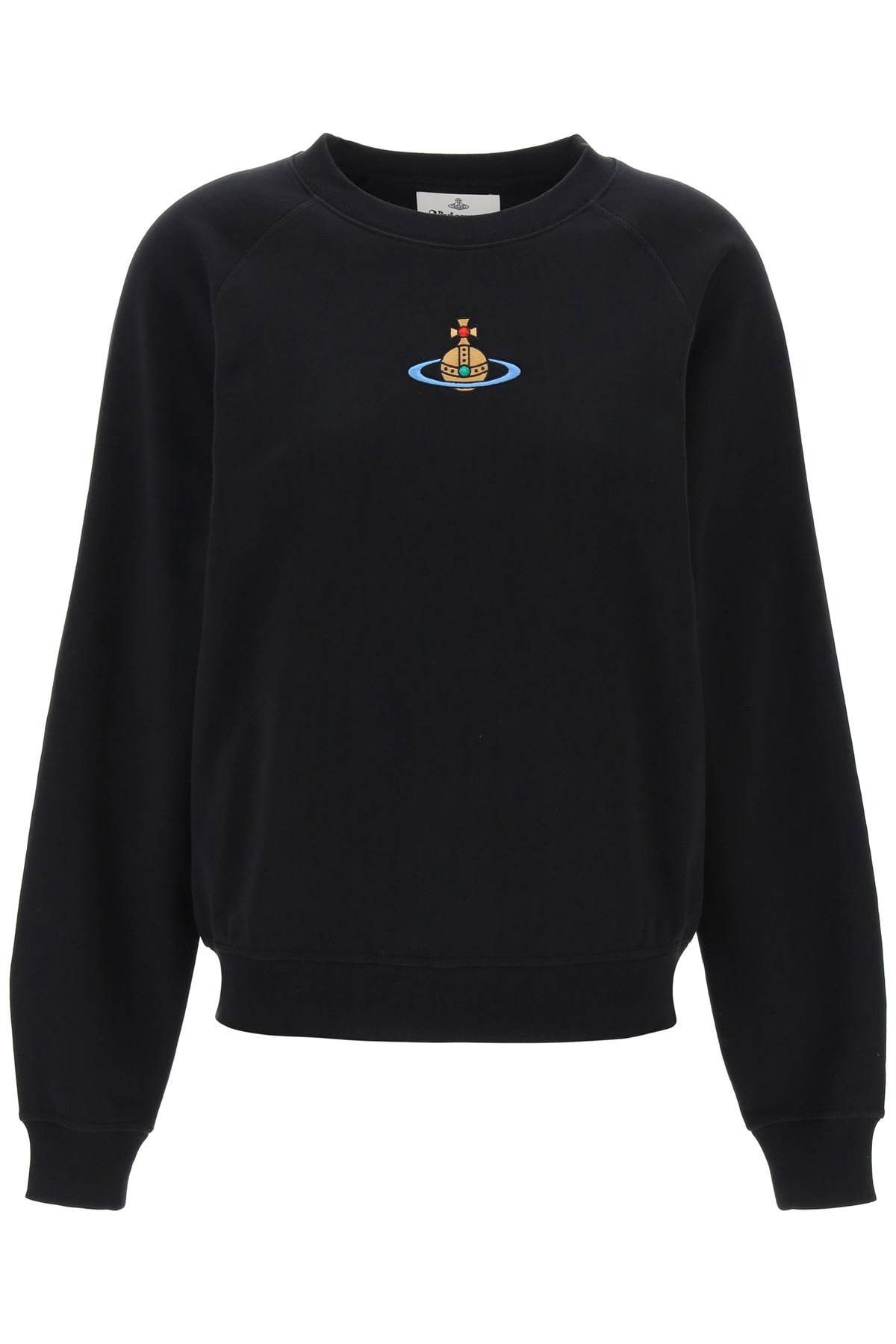 image of Vivienne Westwood Organic Cotton Sweatshirt in Black, Women's (Size XL)