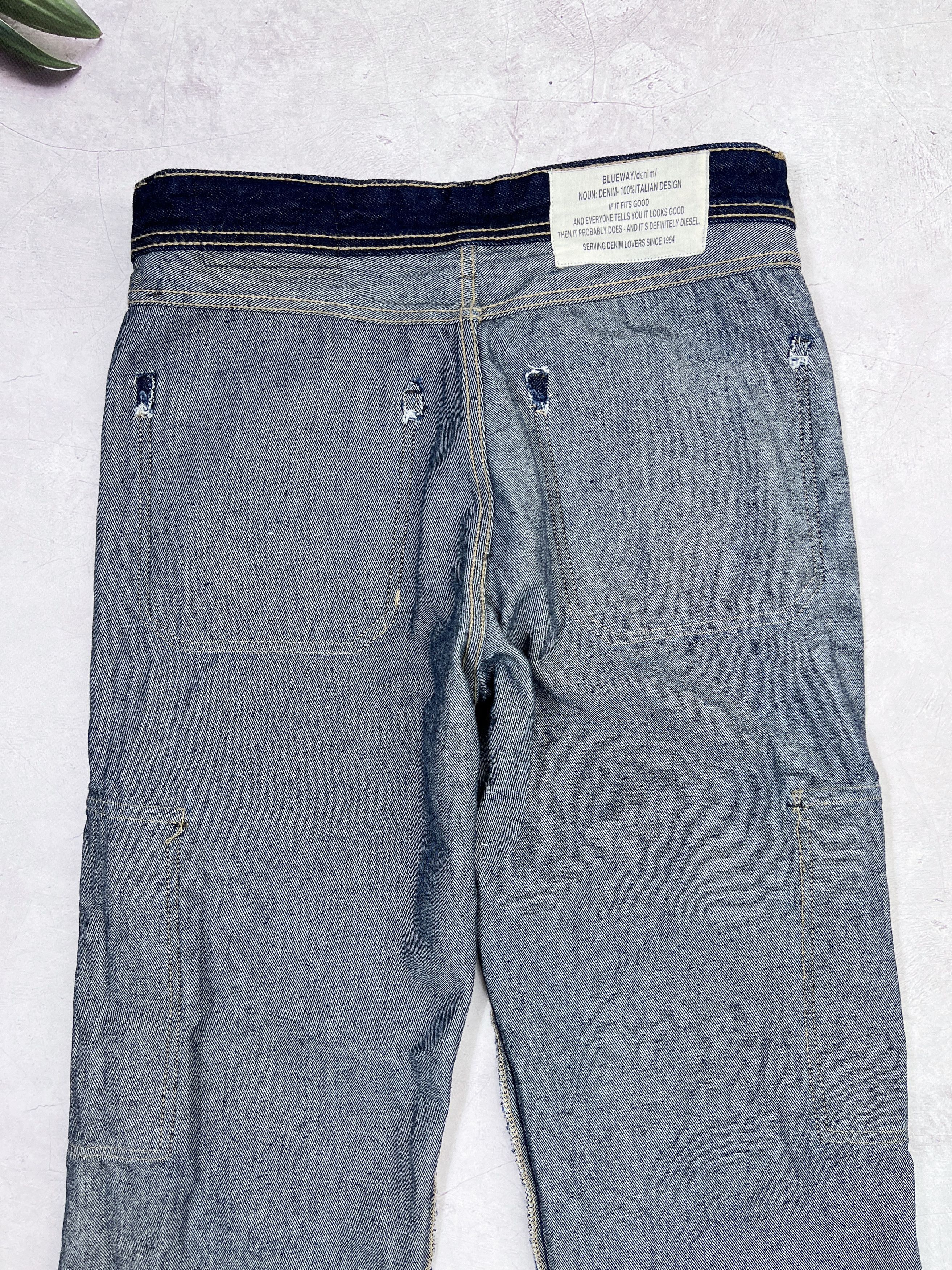 Blue Blue Japan × Japan Blue × Japanese Brand Blue Way Japanese Indigo Denim Cargo Pants Size US 32 / EU 48 - 20 Thumbnail