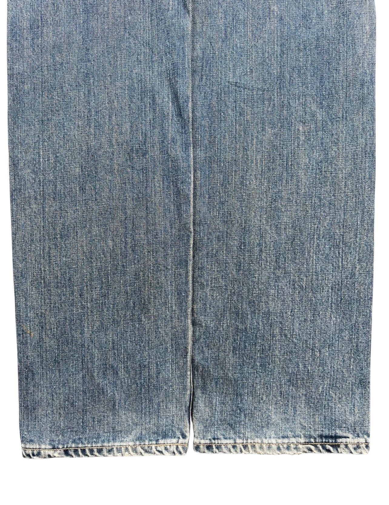 Edwin Vintage Edwin 505x Selvedge Distressed Denim Jeans 31x35 Size US 31 - 7 Thumbnail