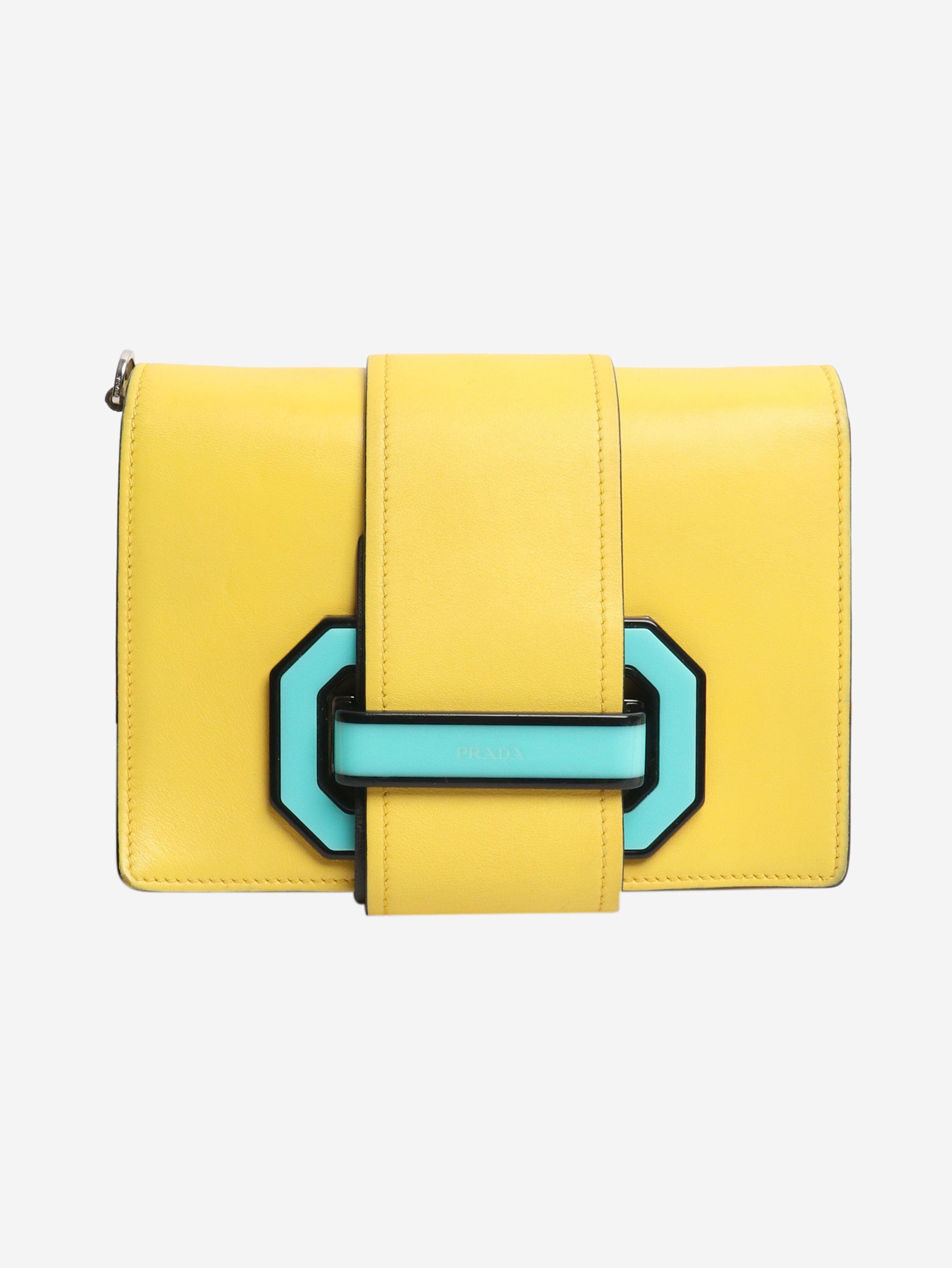 Prada Yellow City plex ribbon crossbody bag Size ONE SIZE - 1 Thumbnail