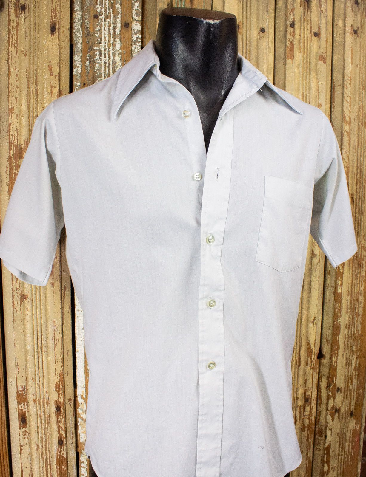 Vintage Vintage Royal Knight Light Gray Button Up Shirt 70s Size US M / EU 48-50 / 2 - 3 Thumbnail