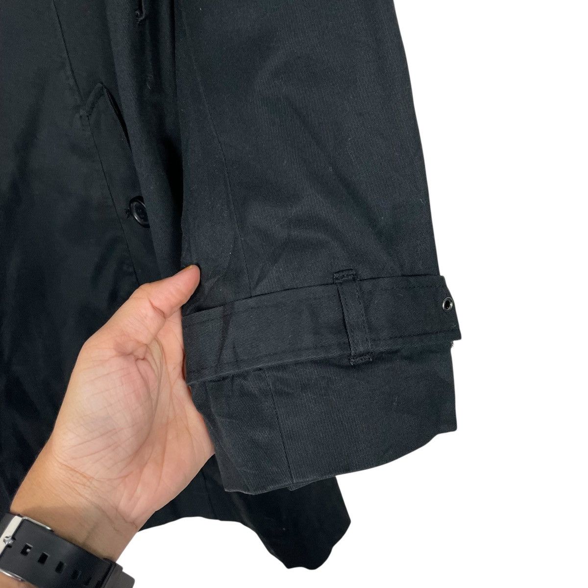 Calvin Klein Calvin Klein Jeans Black Long Jacket Size S / US 4 / IT 40 - 13 Thumbnail
