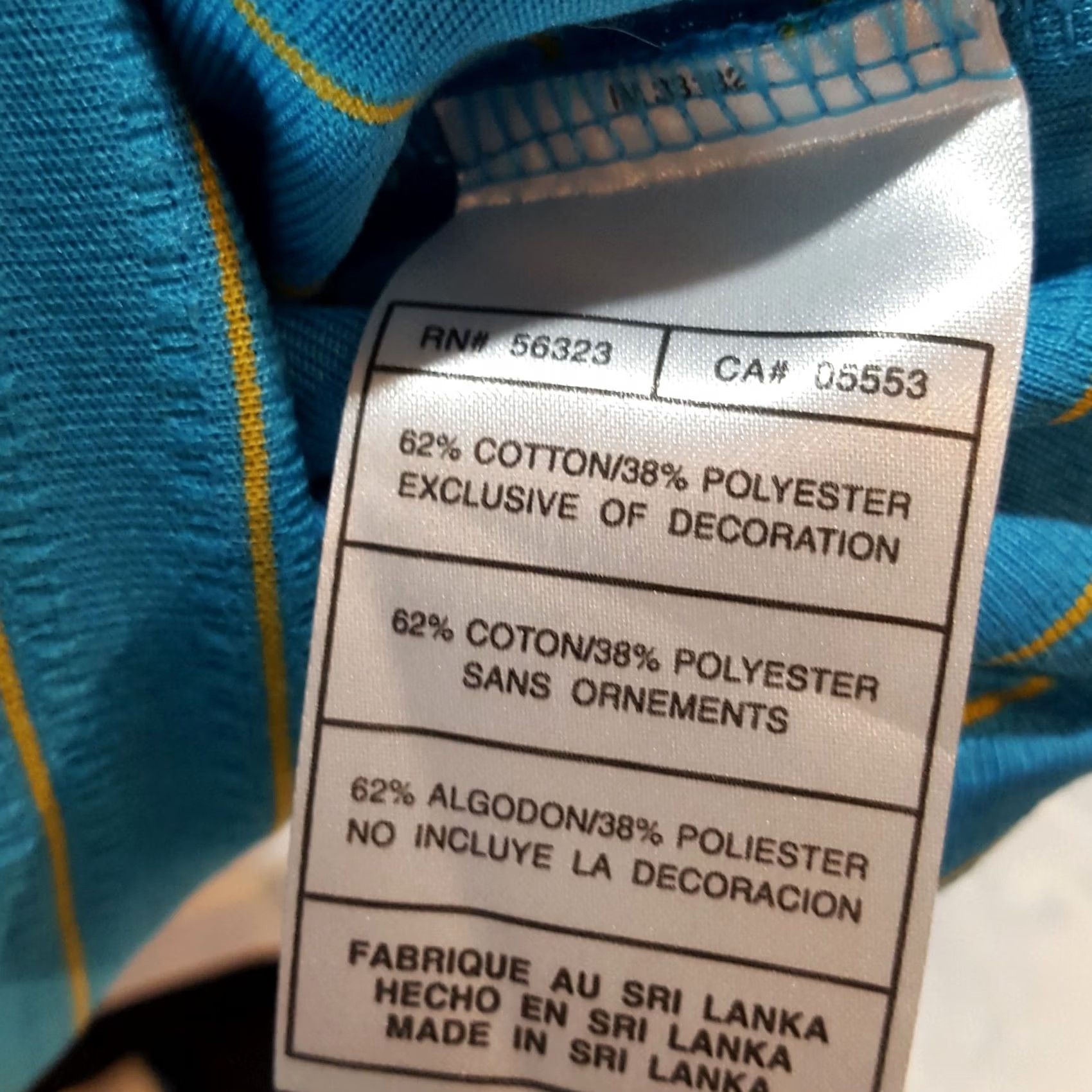 Nike VINTAGE Nike Golf Tiger Woods Blue Striped Polo Shirt Mens L PGA Collared Button Polo Shirt Size US L / EU 52-54 / 3 - 7 Thumbnail