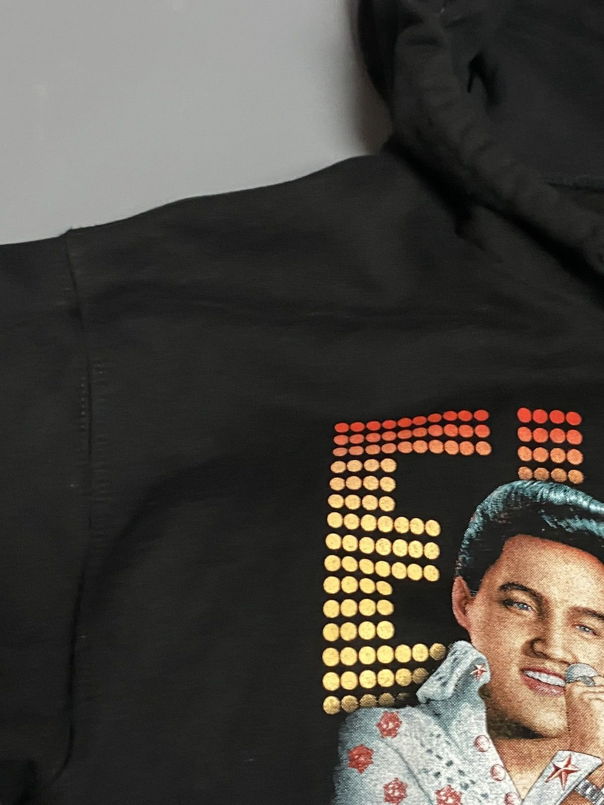 Band Tees VTG Rock@Tees Elvis Presley Full Zip Hoodie Women’s Size L Size L / US 10 / IT 46 - 3 Thumbnail