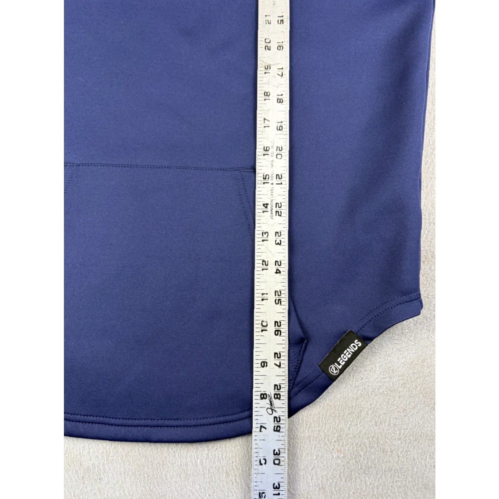 Vintage LEGENDS Hoodie Mens Medium Blue Pullover High Neck Kangaroo Pocket Size US M / EU 48-50 / 2 - 6 Thumbnail