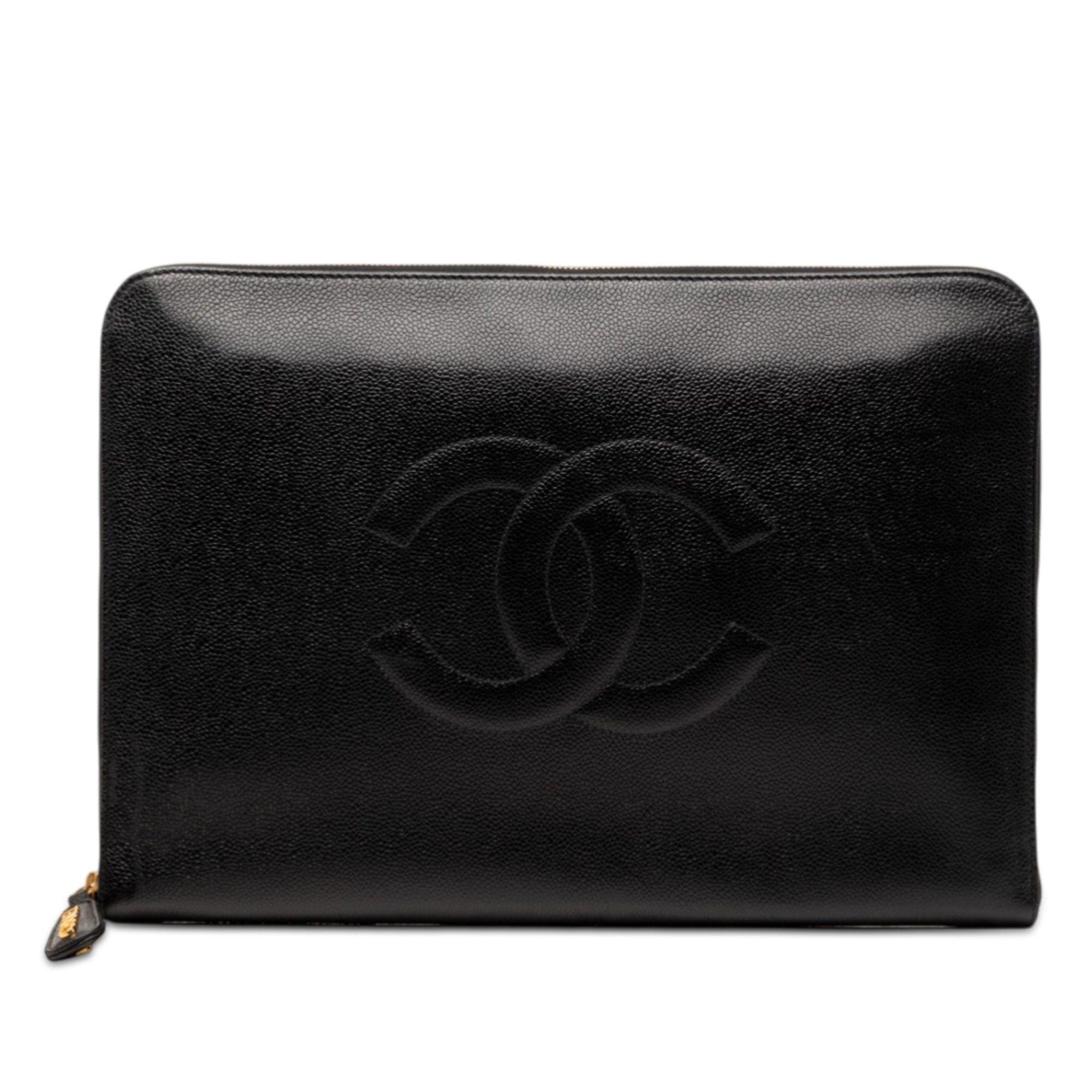 Chanel CC Caviar Documents Portfolio Clutch Size ONE SIZE - 1 Thumbnail