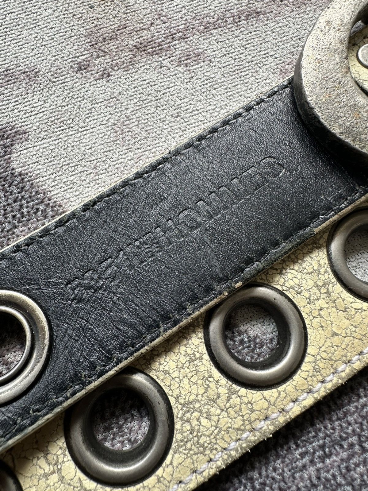 5351 POUR LES HOMMES 00's 5351 Pour Les Hommes eyelet rocker belt Size ONE SIZE - 7 Thumbnail