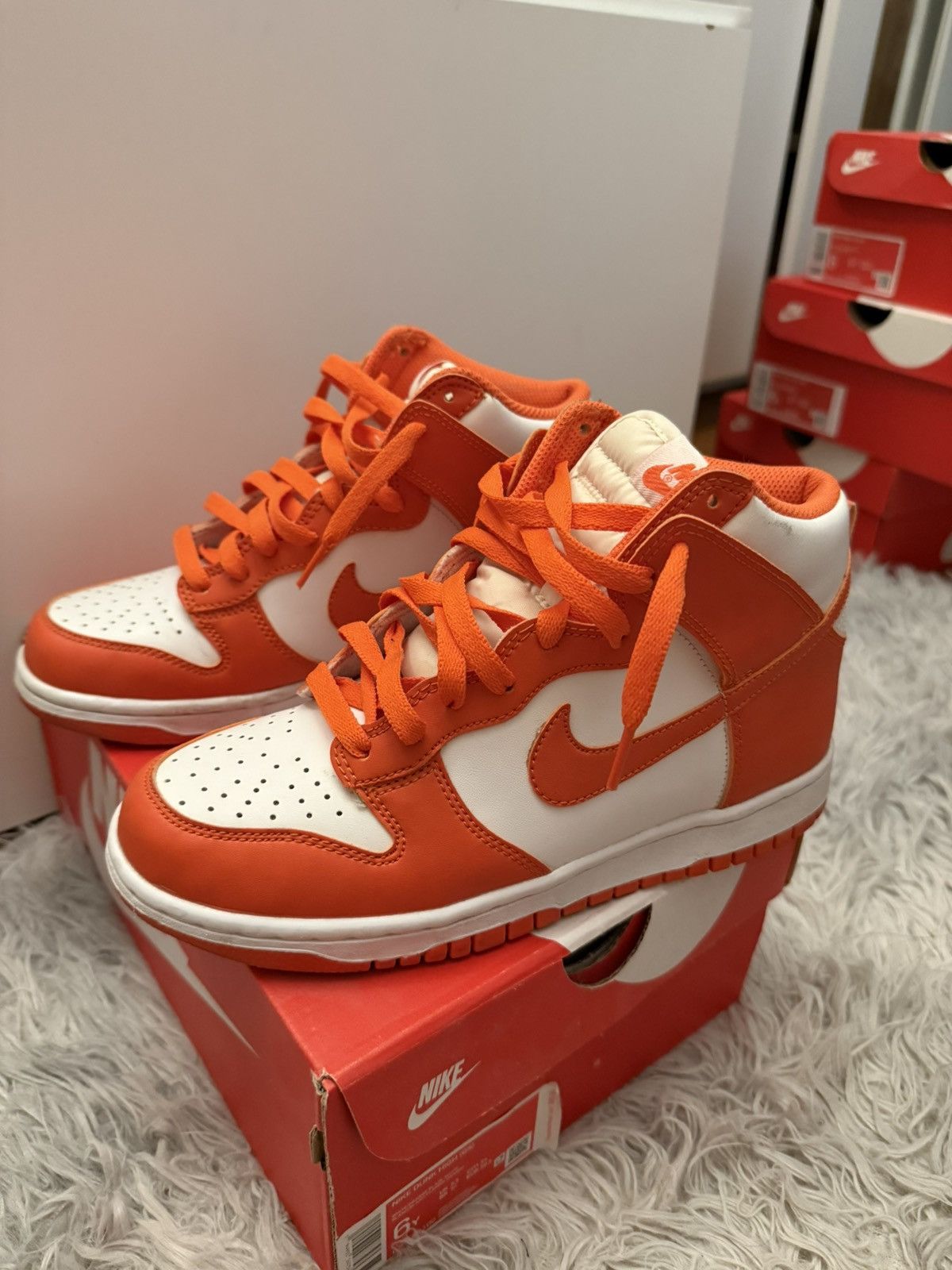 Nike Nike Dunk High GS Syracuse Size US 6 / EU 39 - 7 Thumbnail