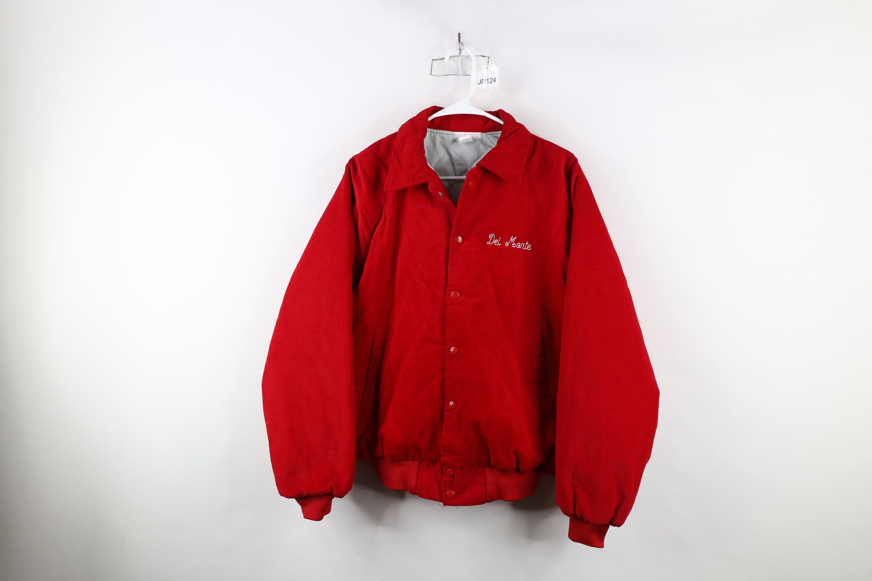 Vintage Vintage 80s 90s Del Monte Foods Corduroy Bomber Jacket USA Size US M / EU 48-50 / 2 - 1 Thumbnail