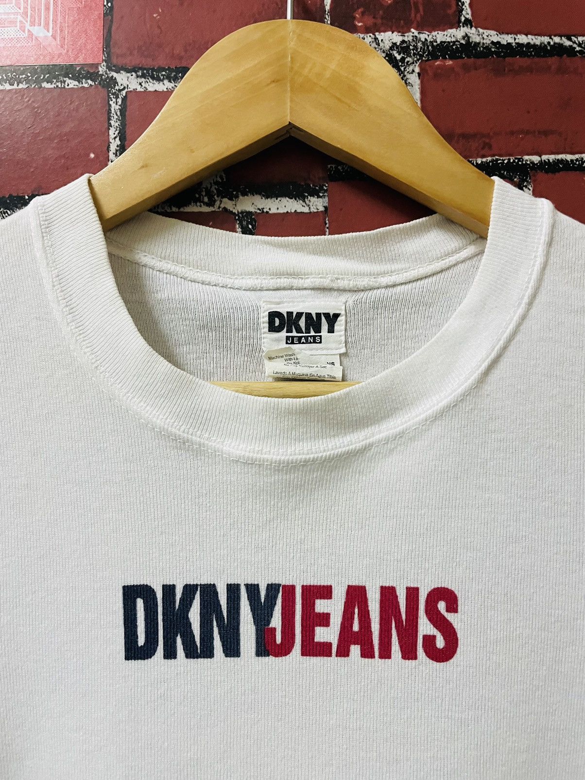 DKNY VINTAGE DKNY JEANS SHORT SLEEVE SHIRTS 90s Size XS / US 0-2 / IT 36-38 - 2 Thumbnail