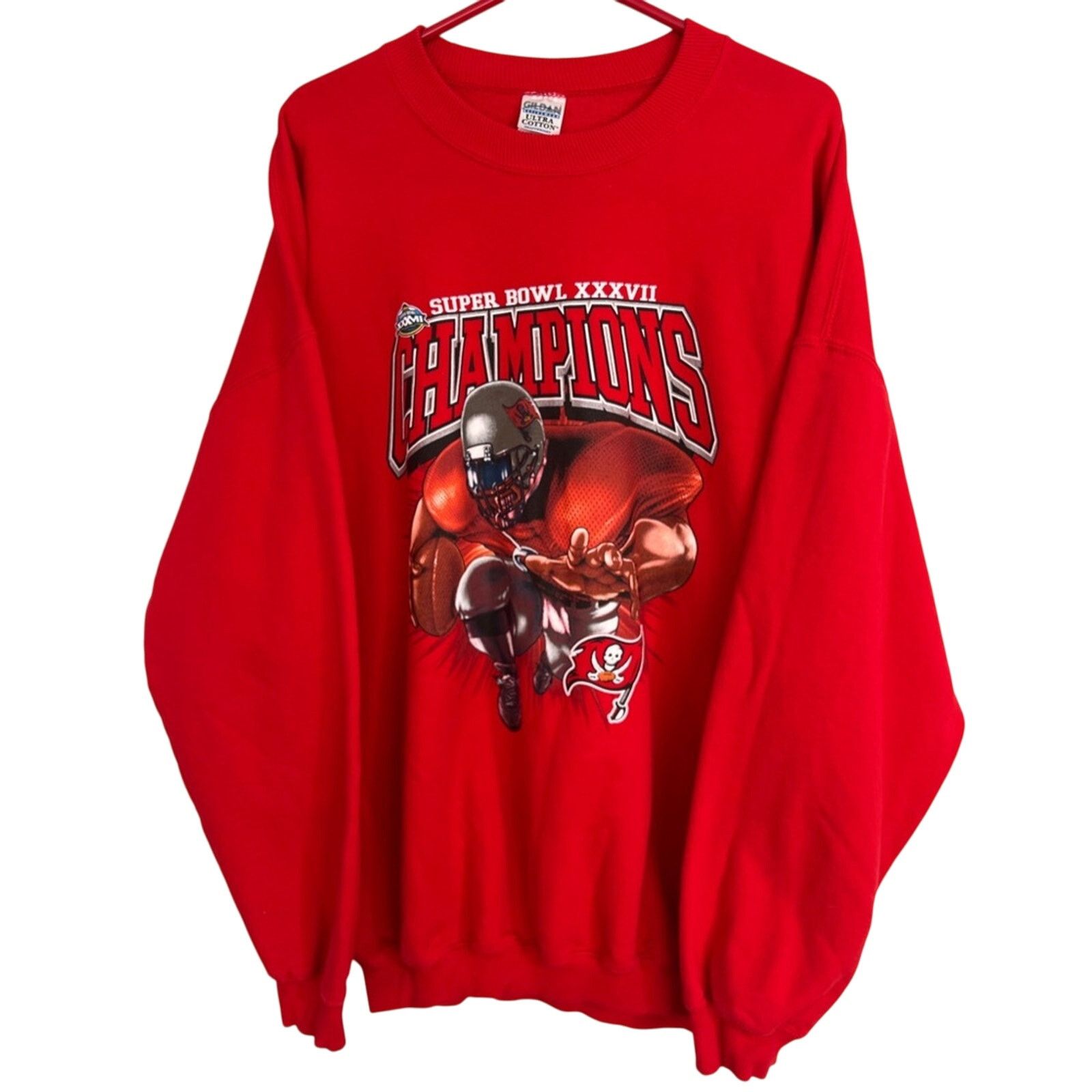 Gildan Vintage Tampa Bay Buccaneers Super Bowl 37 Sweatshirt XXL Size US XXL / EU 58 / 5 - 1 Thumbnail