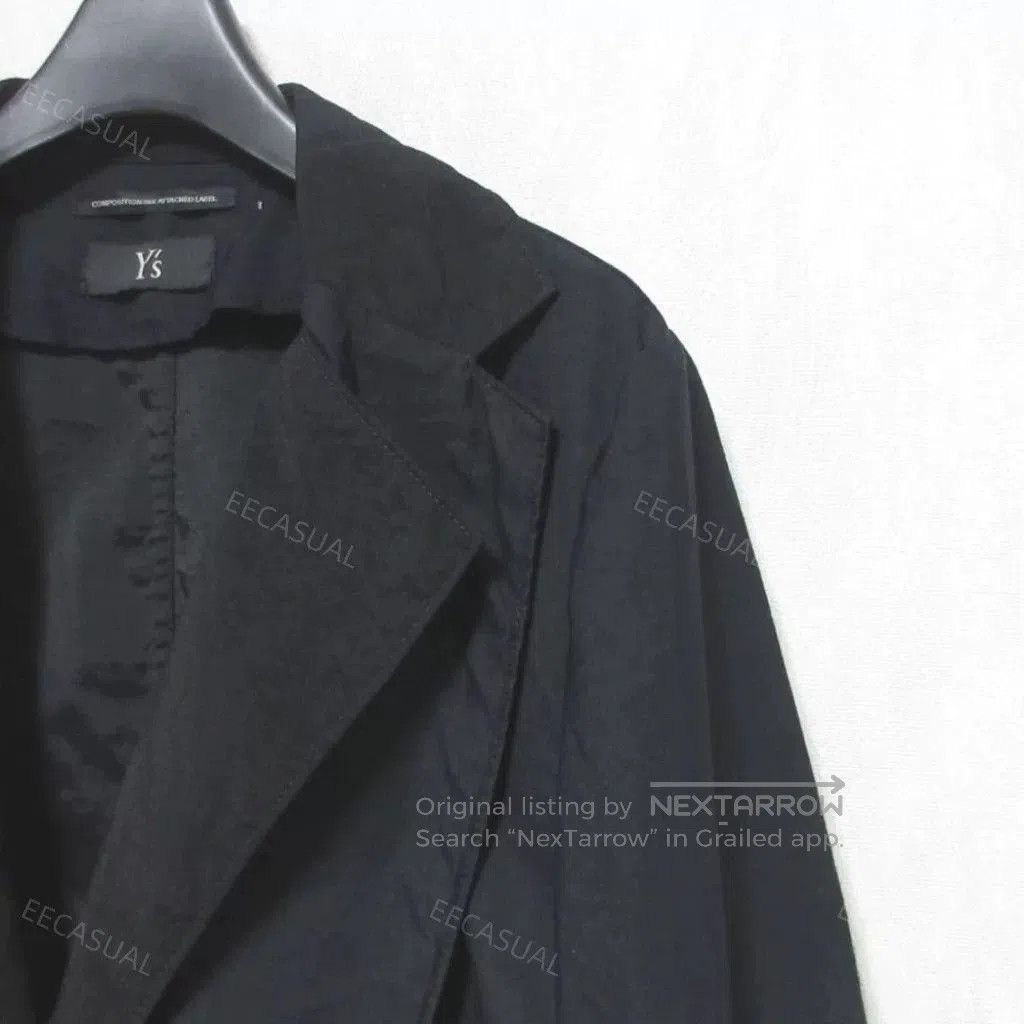 Y's Asymmetrical Layered Black Jacket. Size S / US 4 / IT 40 - 3 Thumbnail