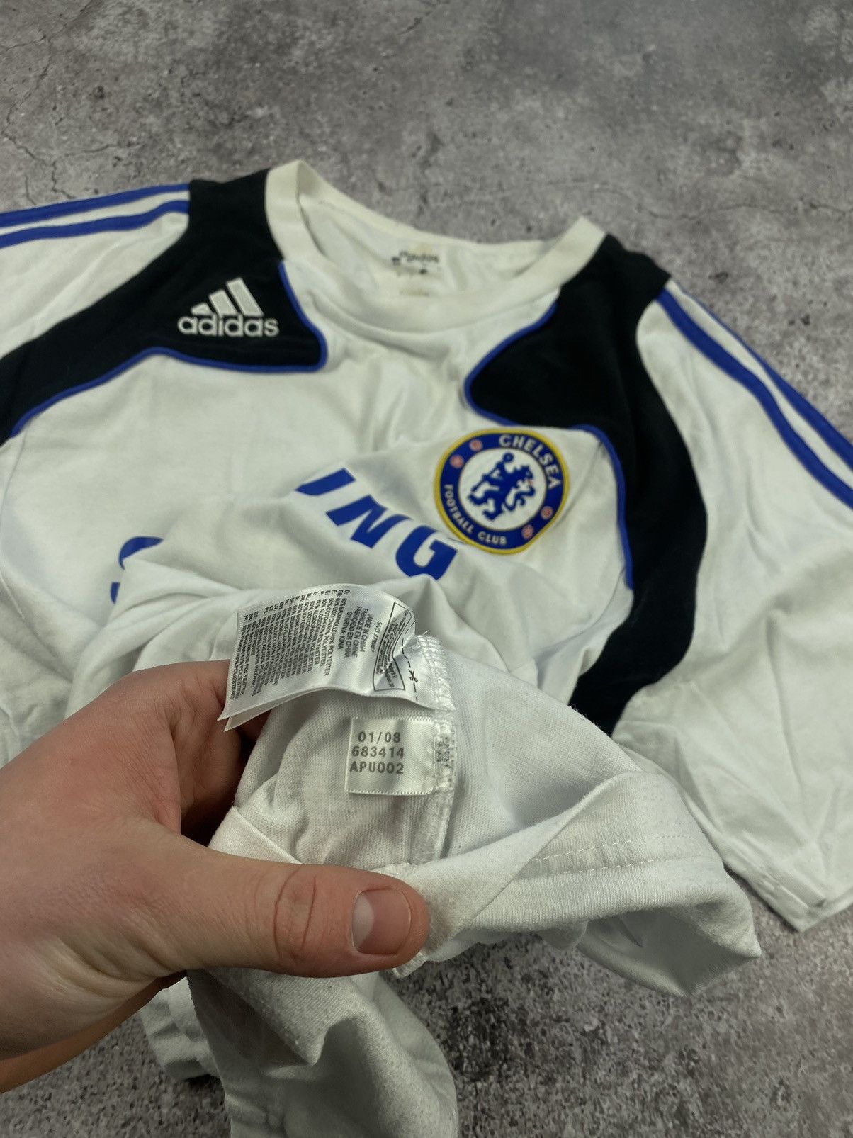 Chelsea Soccer Vintage 2008/2009 Adidas Chelsea FC Away Soccer Jersey Size US L / EU 52-54 / 3 - 3 Thumbnail
