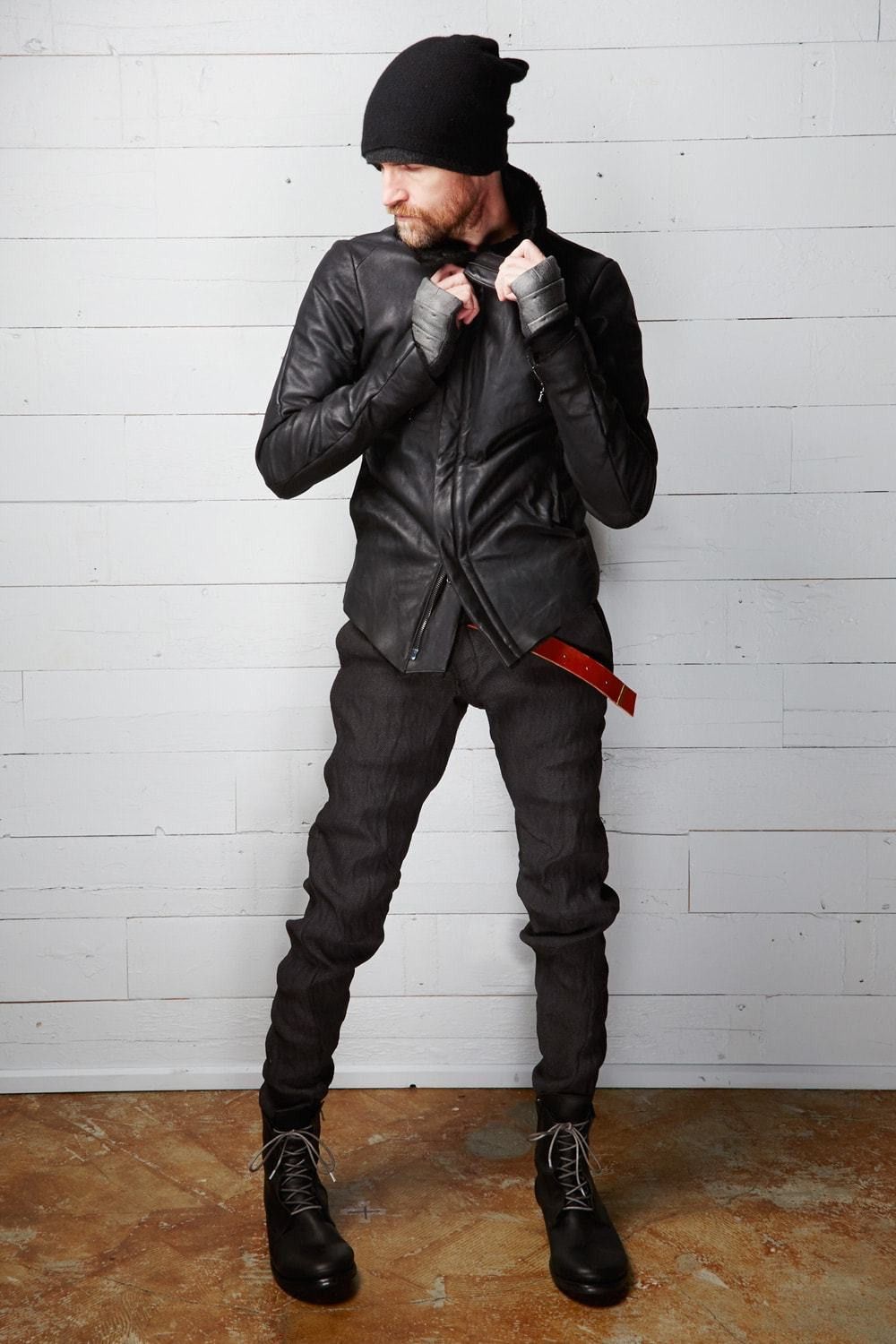 Devoa Highneck Kangaroo Leather Jacket sz 4 JP Size US M / EU 48-50 / 2 - 11 Thumbnail
